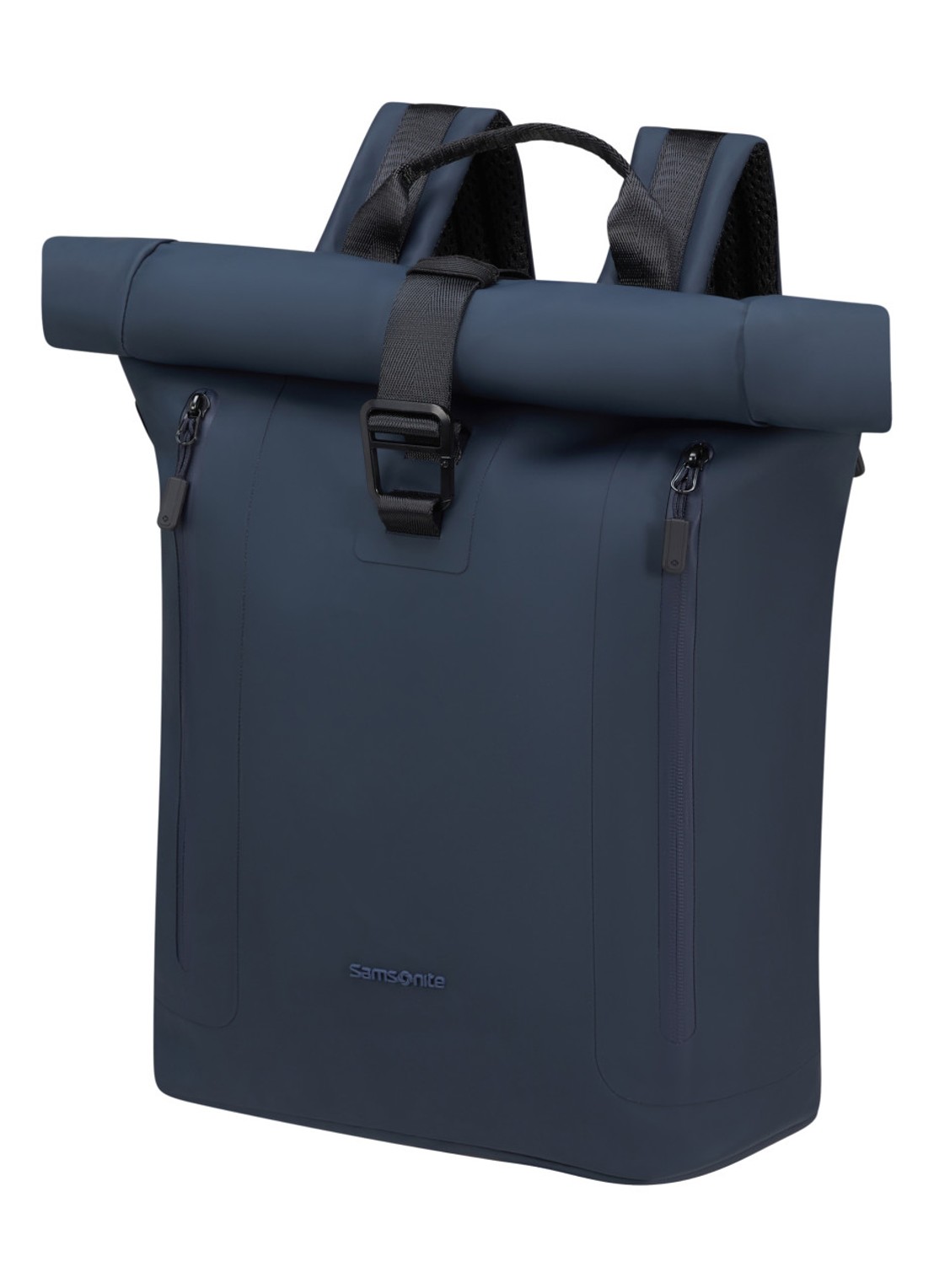 Samsonite Coatify rugzak met 14,1 inch laptopvak - voorkant 3 blauw