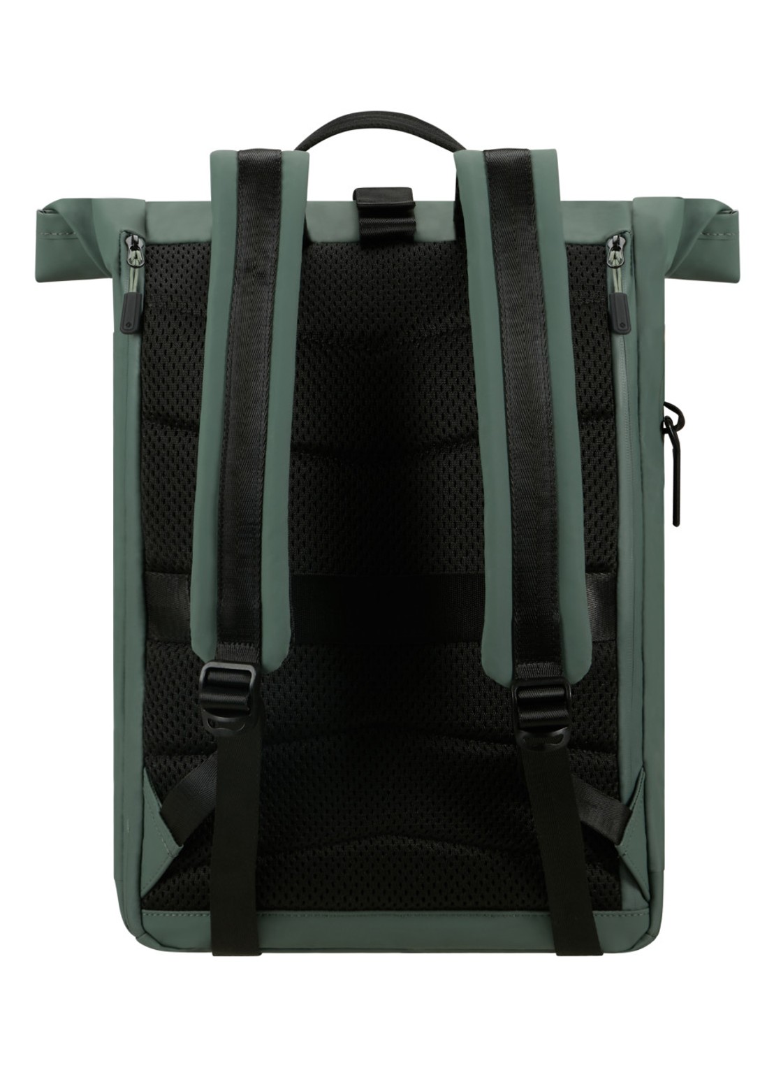Samsonite Coatify rugzak met  15,6 inch laptopvak - achterkant 3 olijfgroen