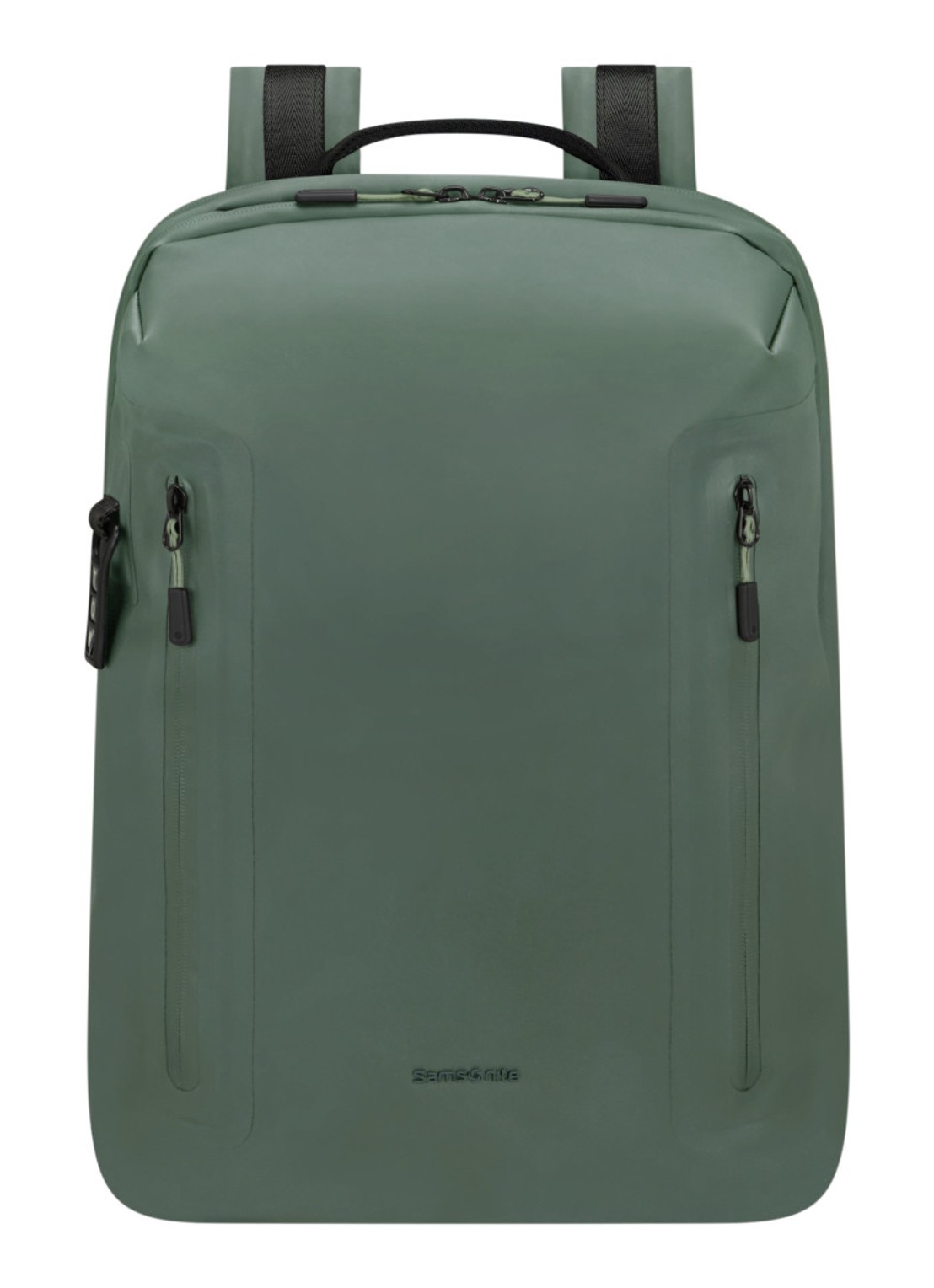 Samsonite Coatify vergrootbare rugzak met 15,6 inch laptopvak - voorkant olijfgroen