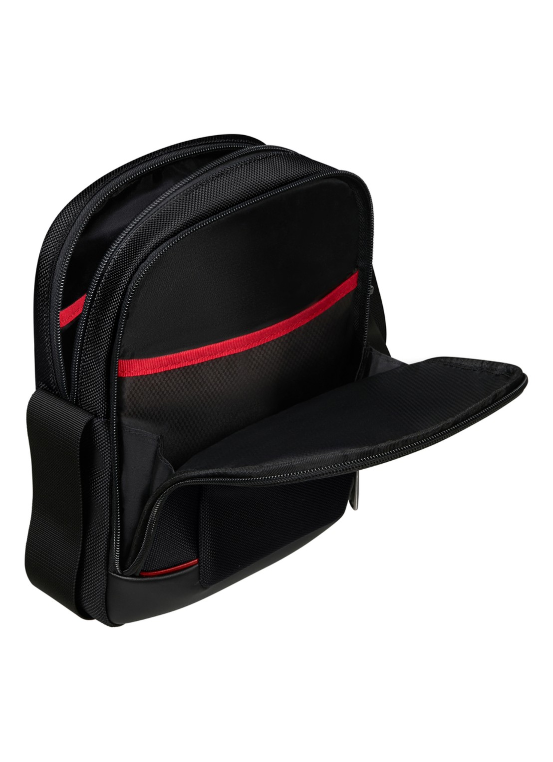 Samsonite Crossbodytas met logo  - achterkant zwart