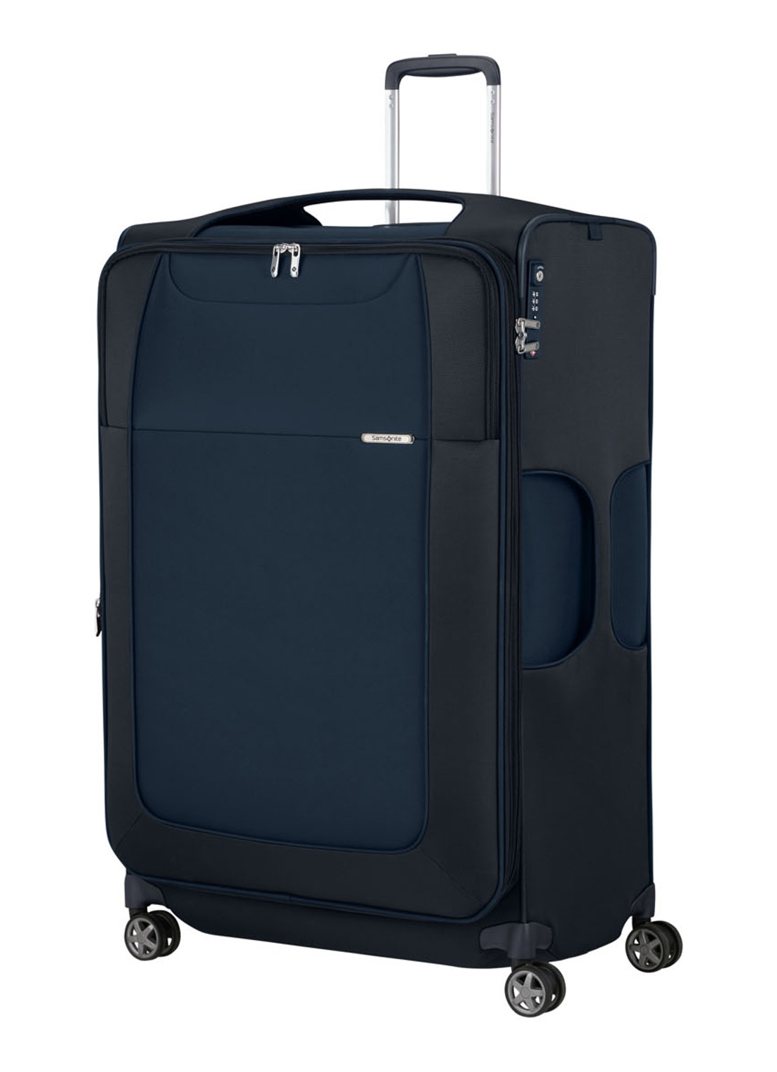 Samsonite D'Lite spinner 83 cm - detail donkerblauw