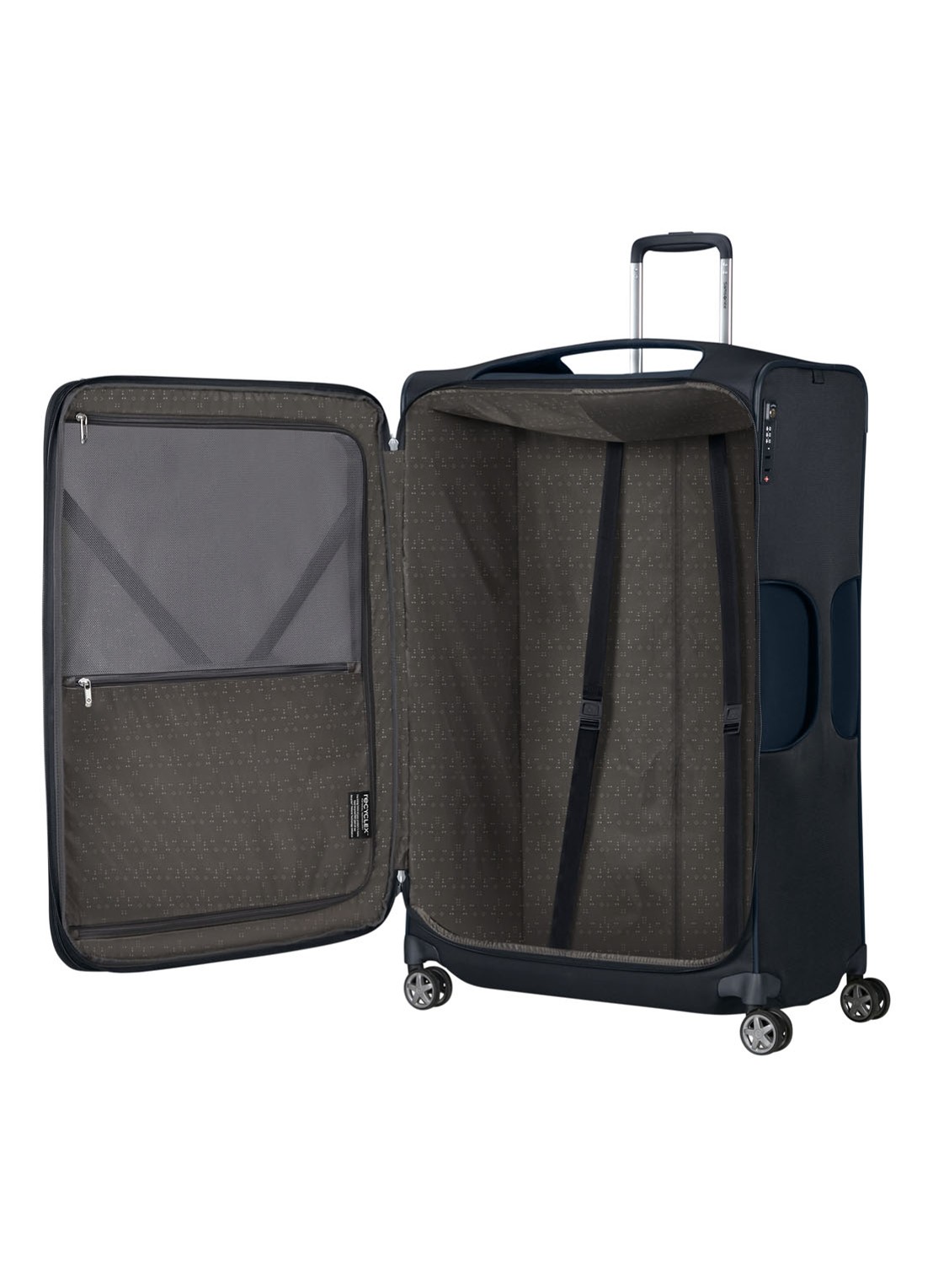 Samsonite D'Lite spinner 83 cm - voorkant 6 donkerblauw