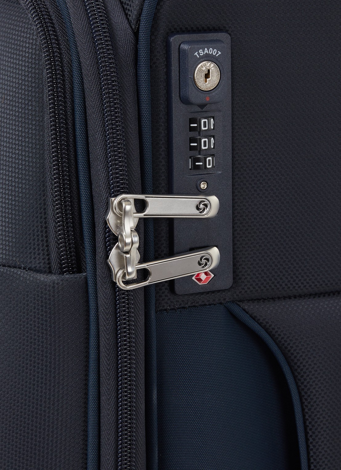 Samsonite D'Lite uitbreidbare spinner 55 cm - detail 3 donkerblauw
