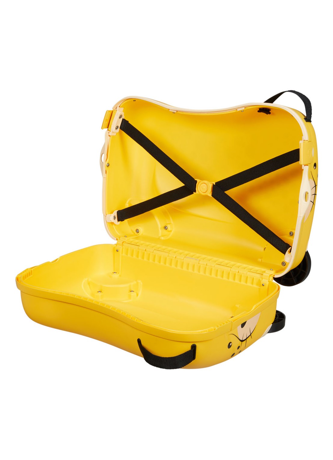Samsonite Dream Rider Cheetah kinderkoffer 37 cm - voorkant 2 geel