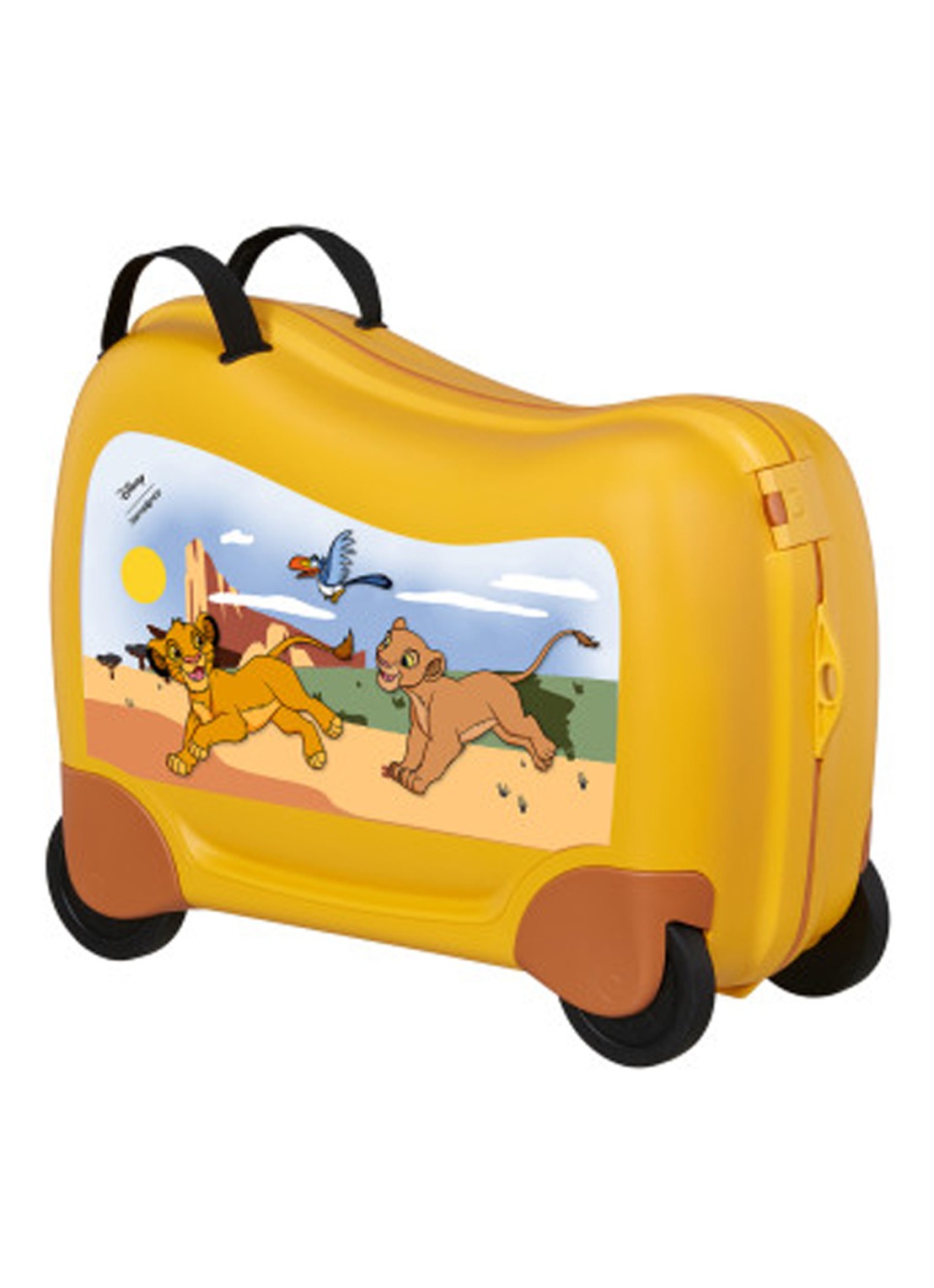 Samsonite Dream2Go Disney Ride-On spinner 38 cm - voorkant geel