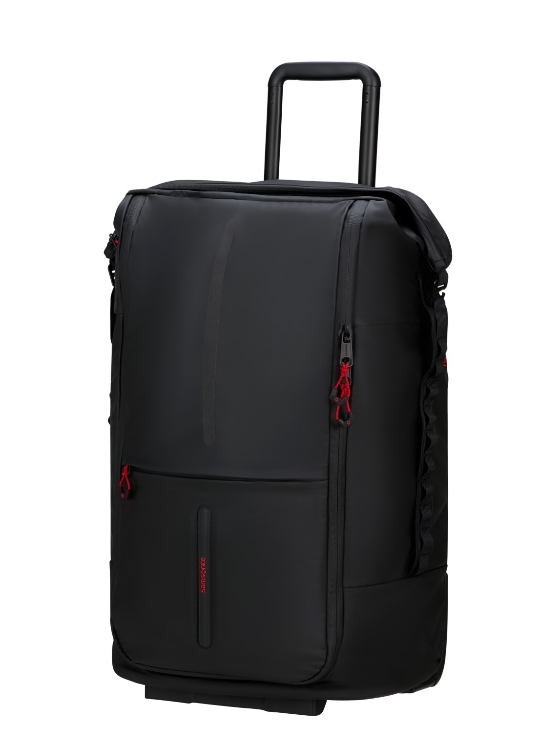 Samsonite Ecodiver laptoptrolley 82 cm - voorkant 2 zwart