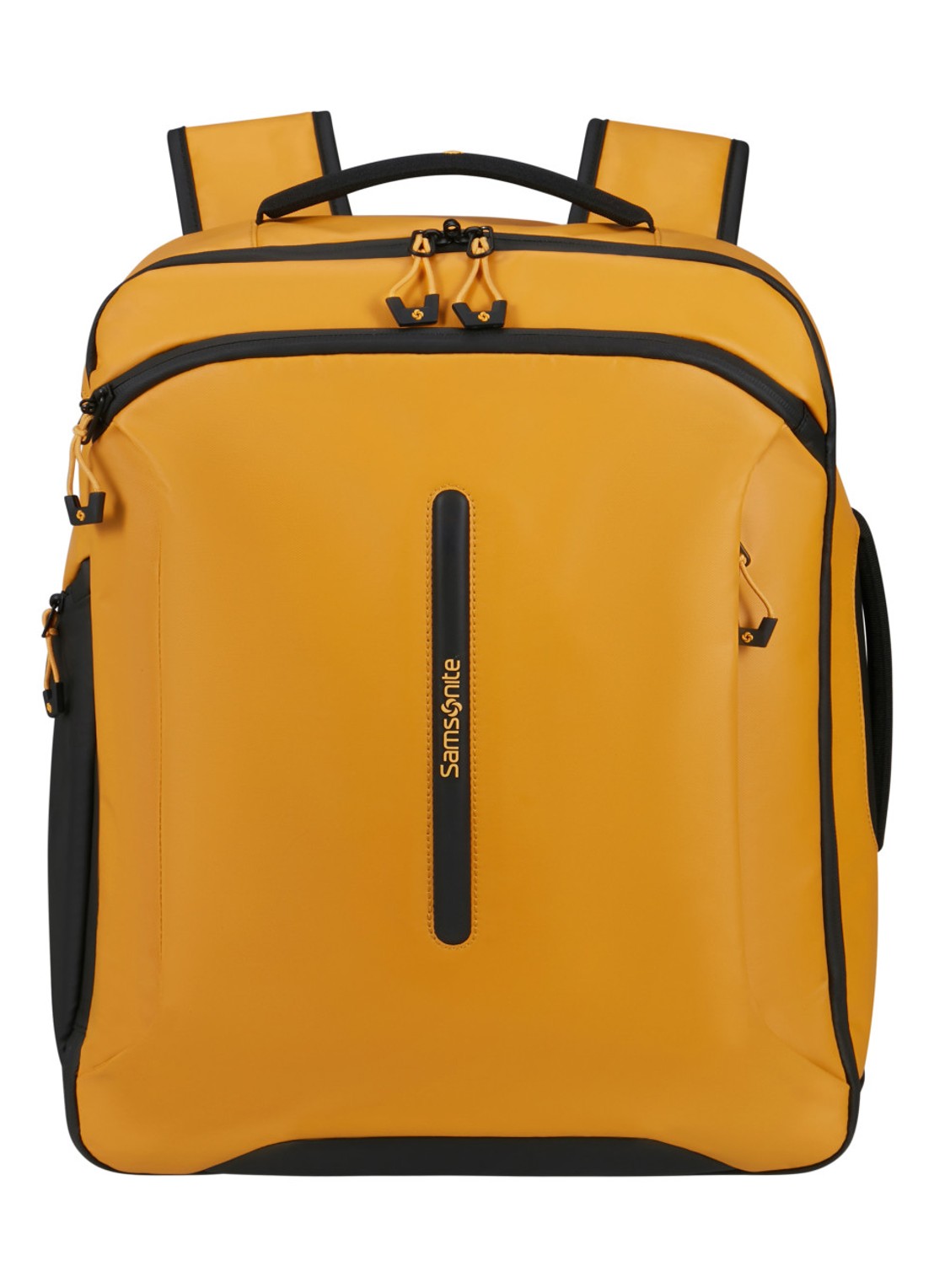 Samsonite Ecodiver M rugzak met 15,6 inch laptopvak - voorkant geel