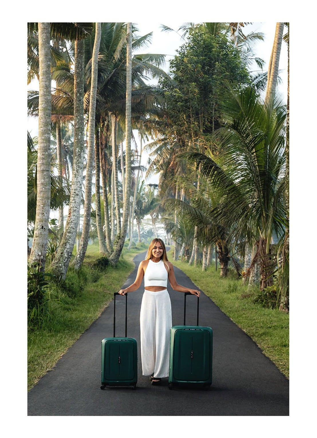 Samsonite Essens spinner 55 cm - detail 6 donkergroen