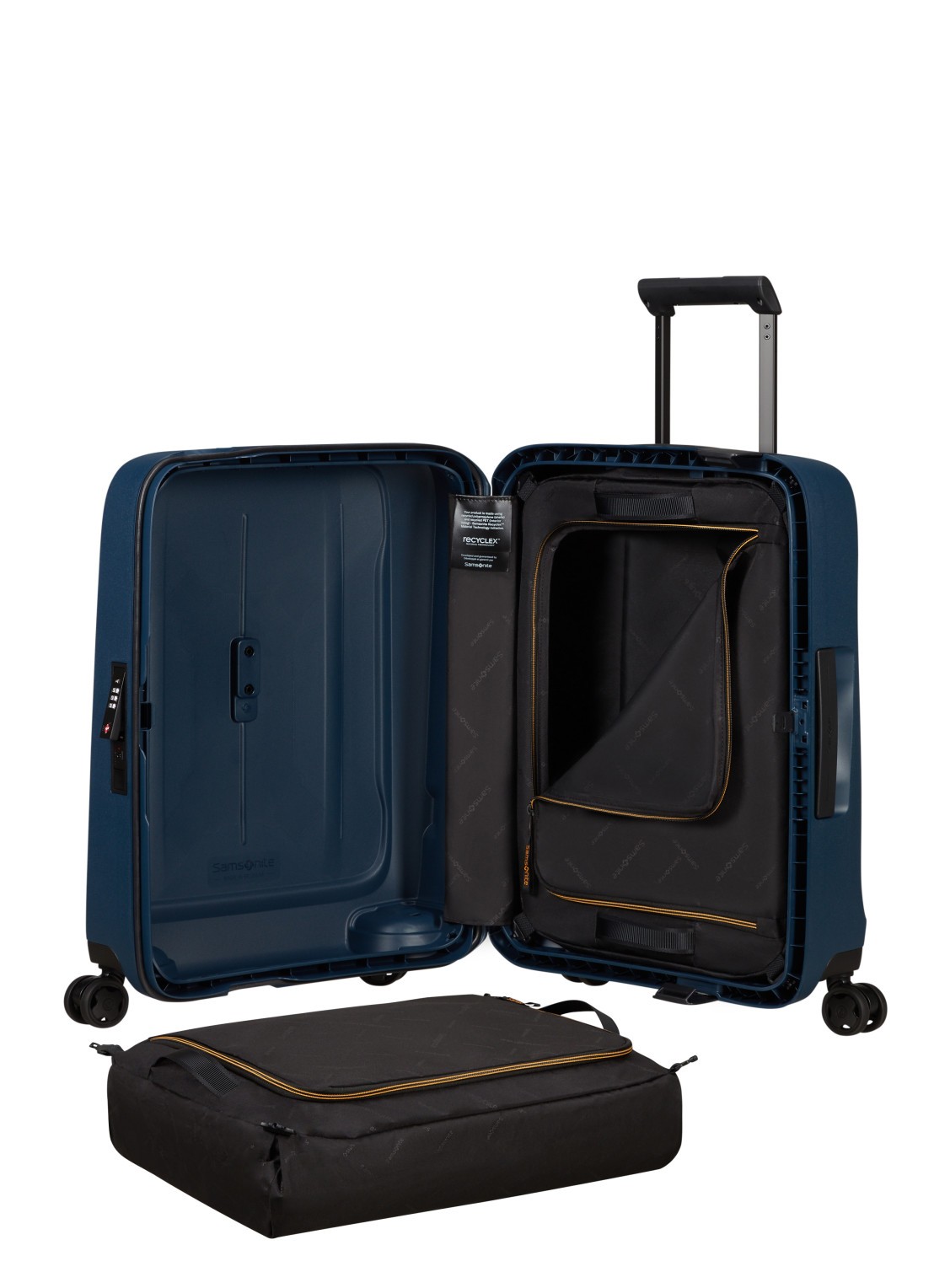 Samsonite Essens spinner 55 cm - detail 4 donkerblauw