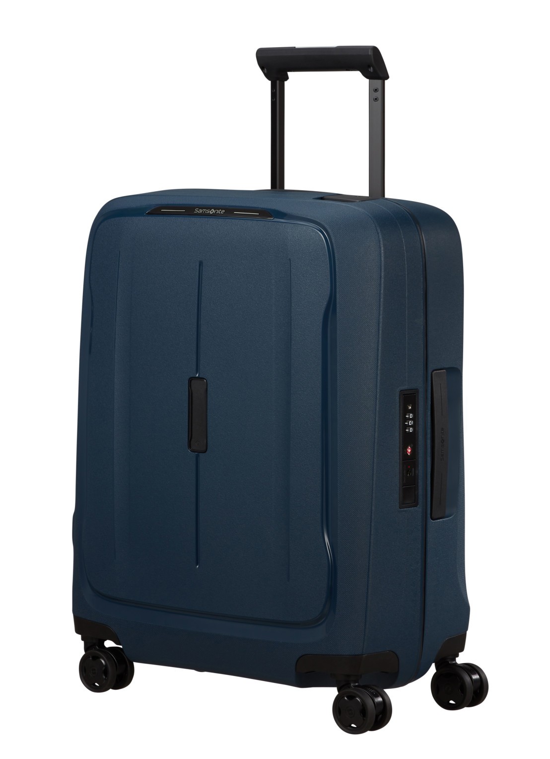Samsonite Essens spinner 55 cm - voorkant 3 donkerblauw