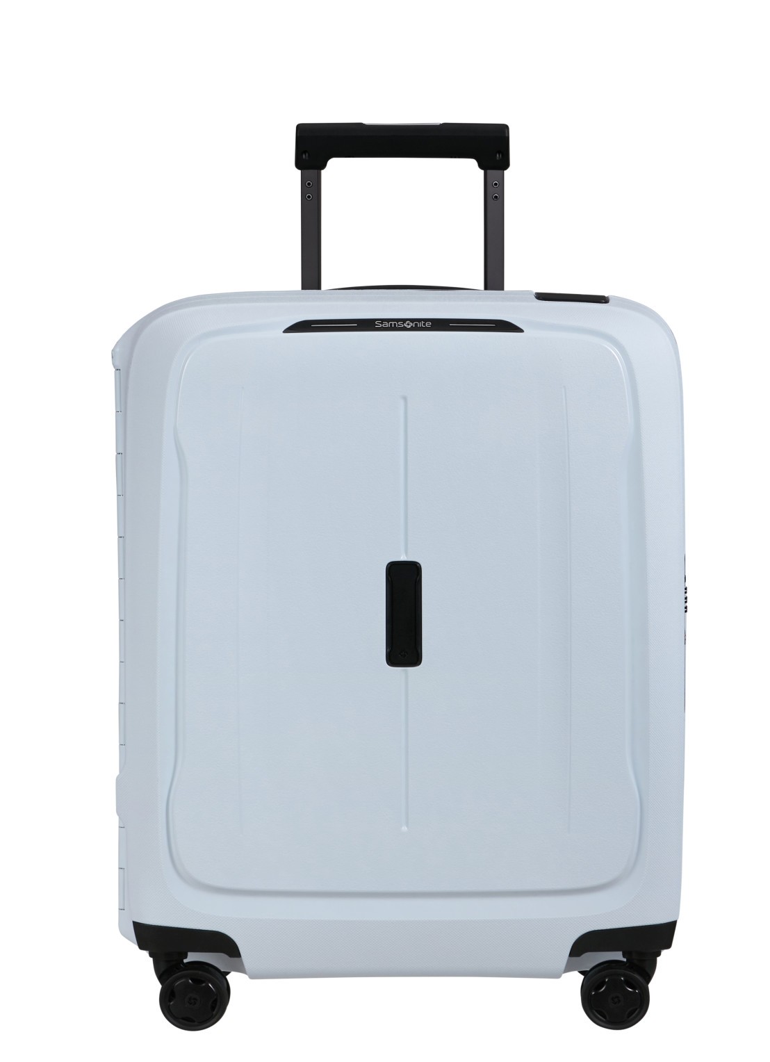 Samsonite Essens spinner 55 cm - voorkant 4 glacier / lichtblauw
