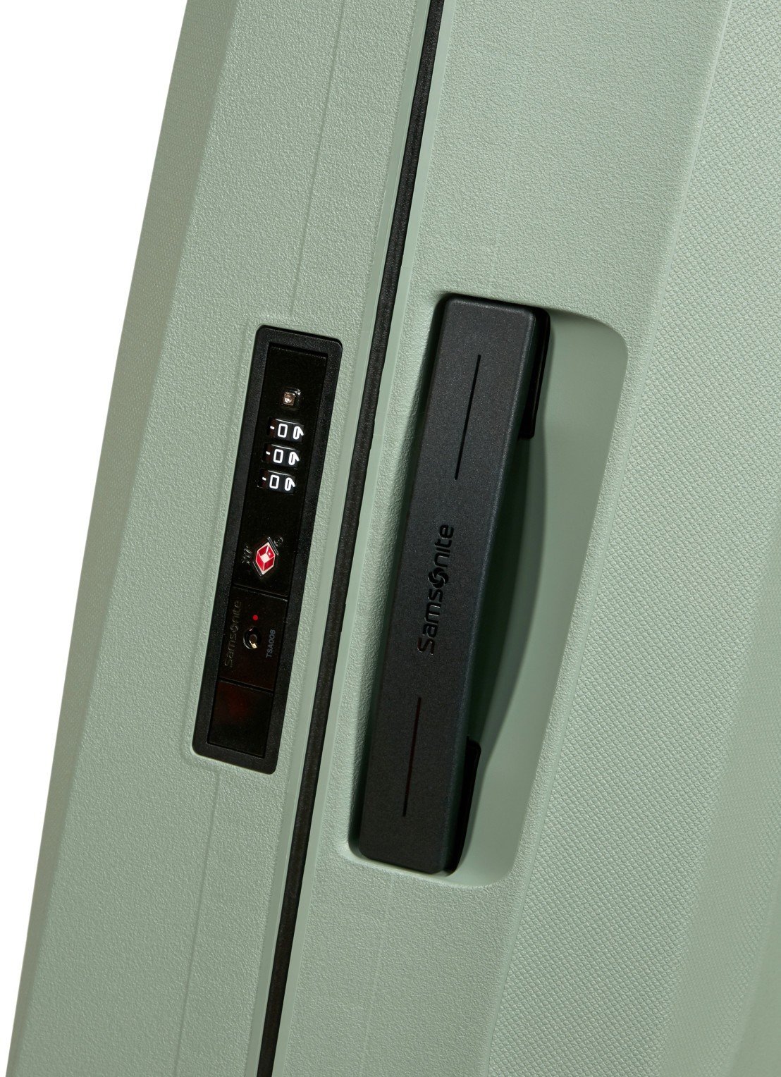Samsonite Essens spinner 55 cm - detail lindegroen