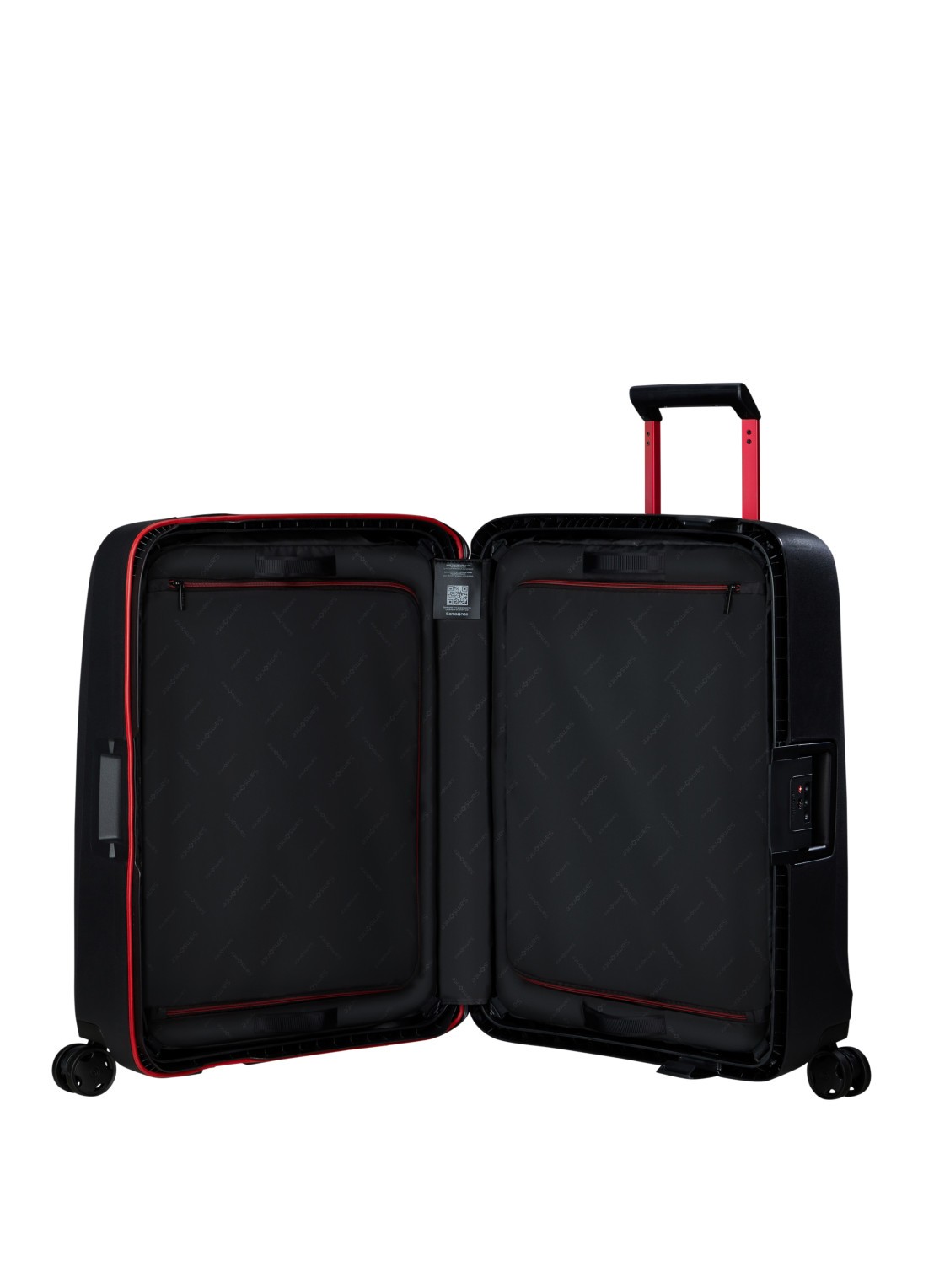 Samsonite Essens spinner 69 cm - voorkant 4 zwart