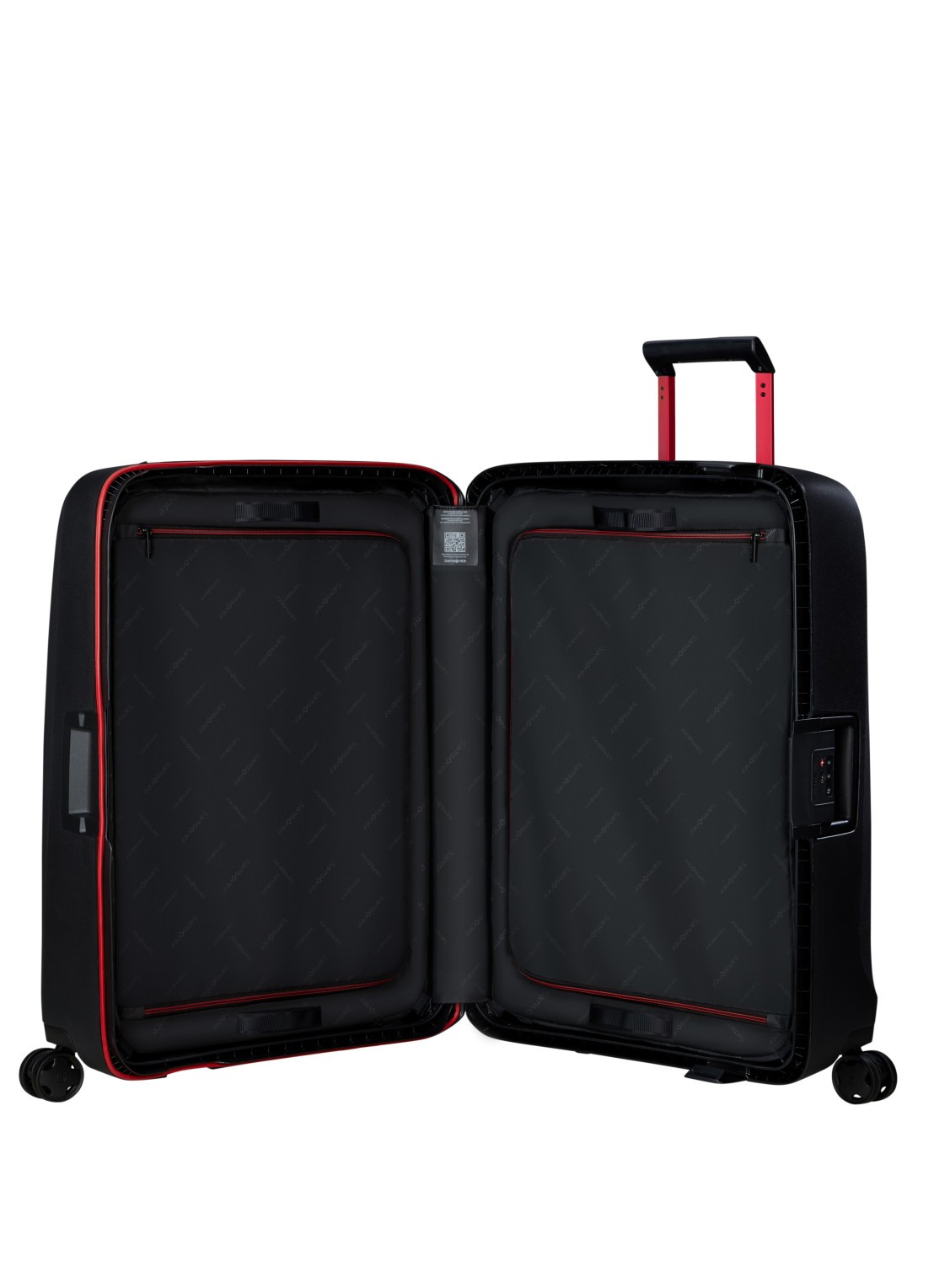 Samsonite Essens spinner 75 cm - voorkant 3 zwart