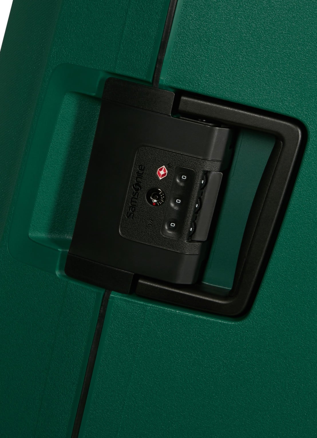 Samsonite Essens spinner 80 cm - detail 2 mosgroen