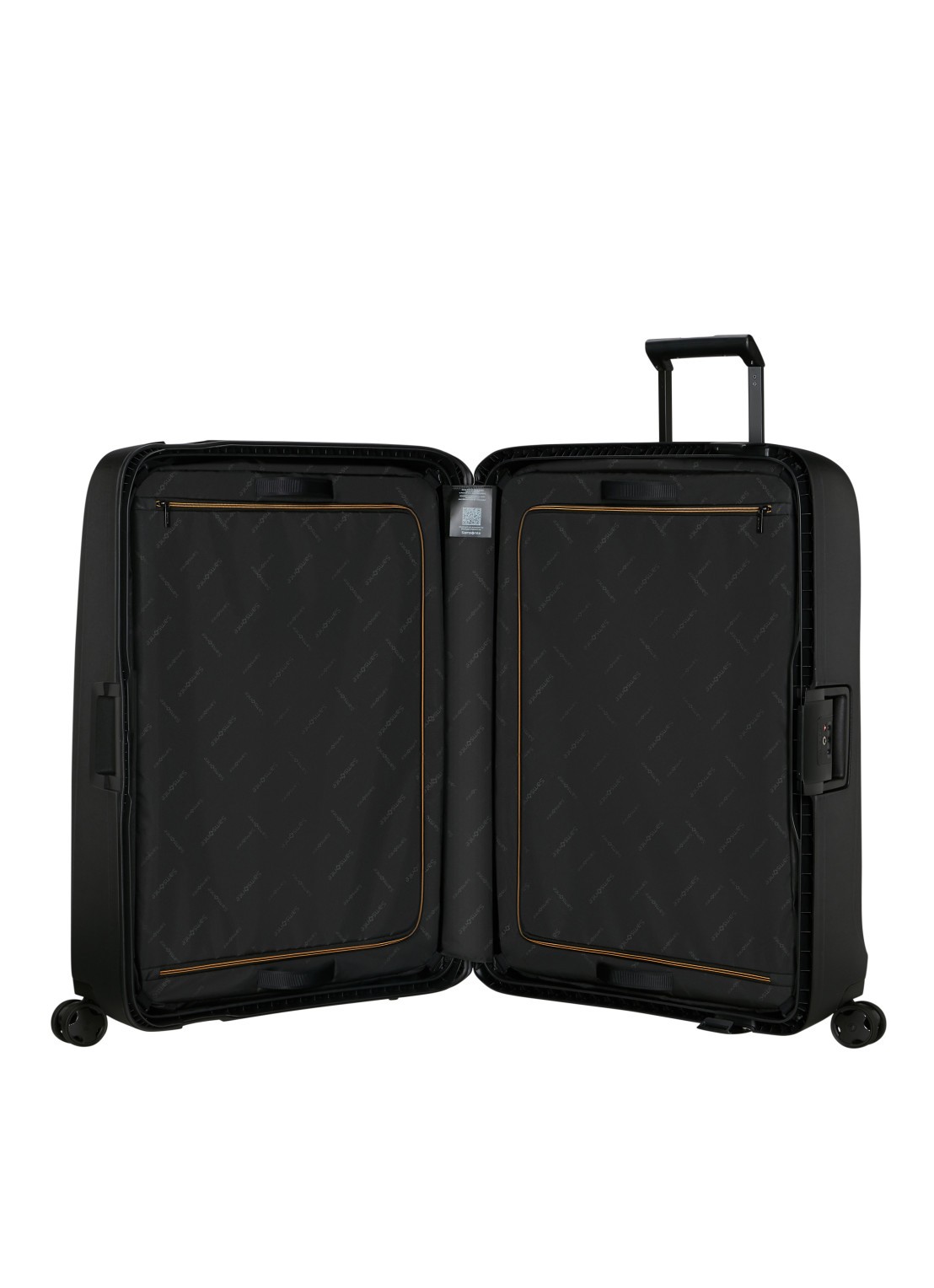 Samsonite Essens spinner 81 cm - voorkant 2 zwart