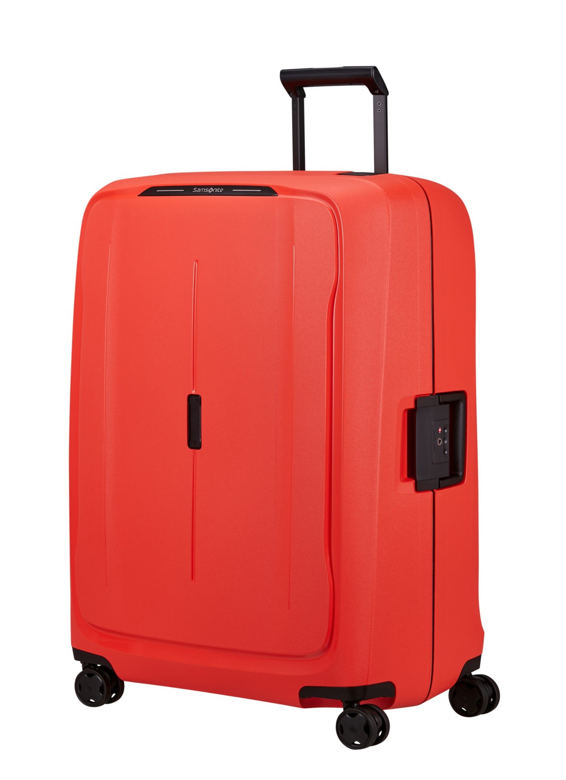 Samsonite Essens spinner 81 cm - voorkant 2 oranjerood