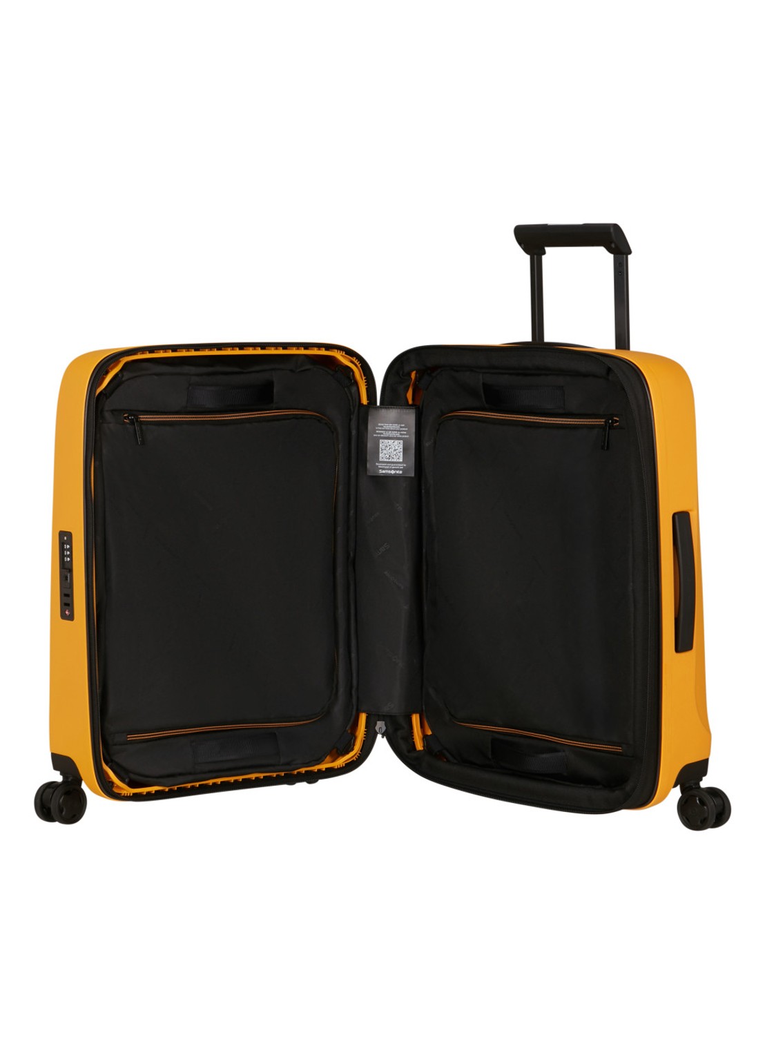 Samsonite Essens vergrootbare spinner 55 cm - achterkant 5 geel