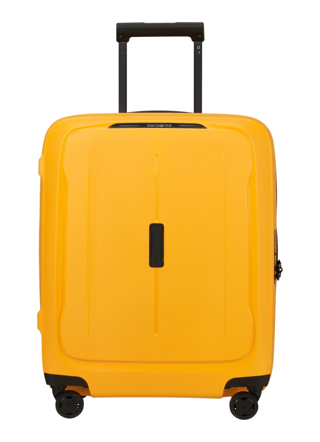 Samsonite Essens vergrootbare spinner 55 cm - voorkant 3 geel