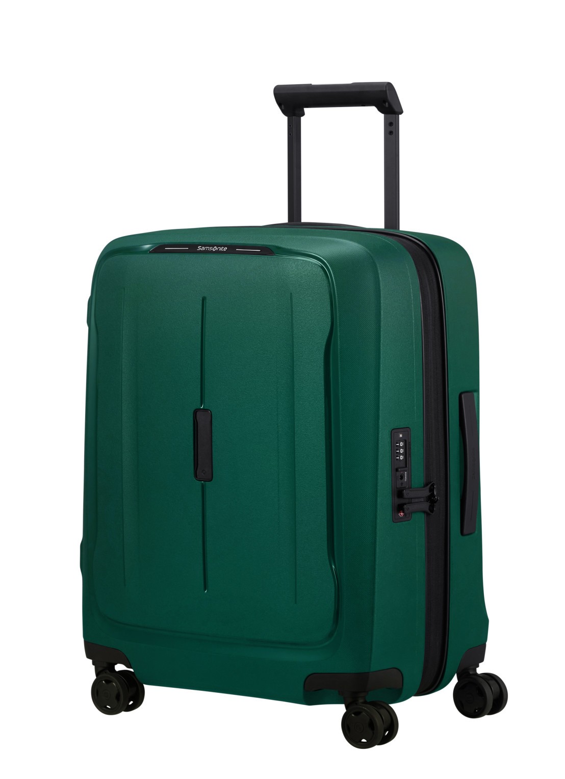 Samsonite Essens vergrootbare spinner 55 cm - voorkant 3 groen