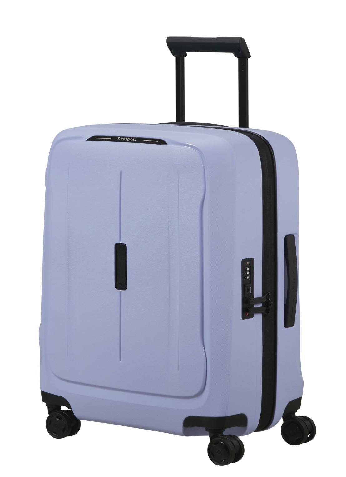 Samsonite Essens vergrootbare spinner 55 cm - voorkant 2 lila