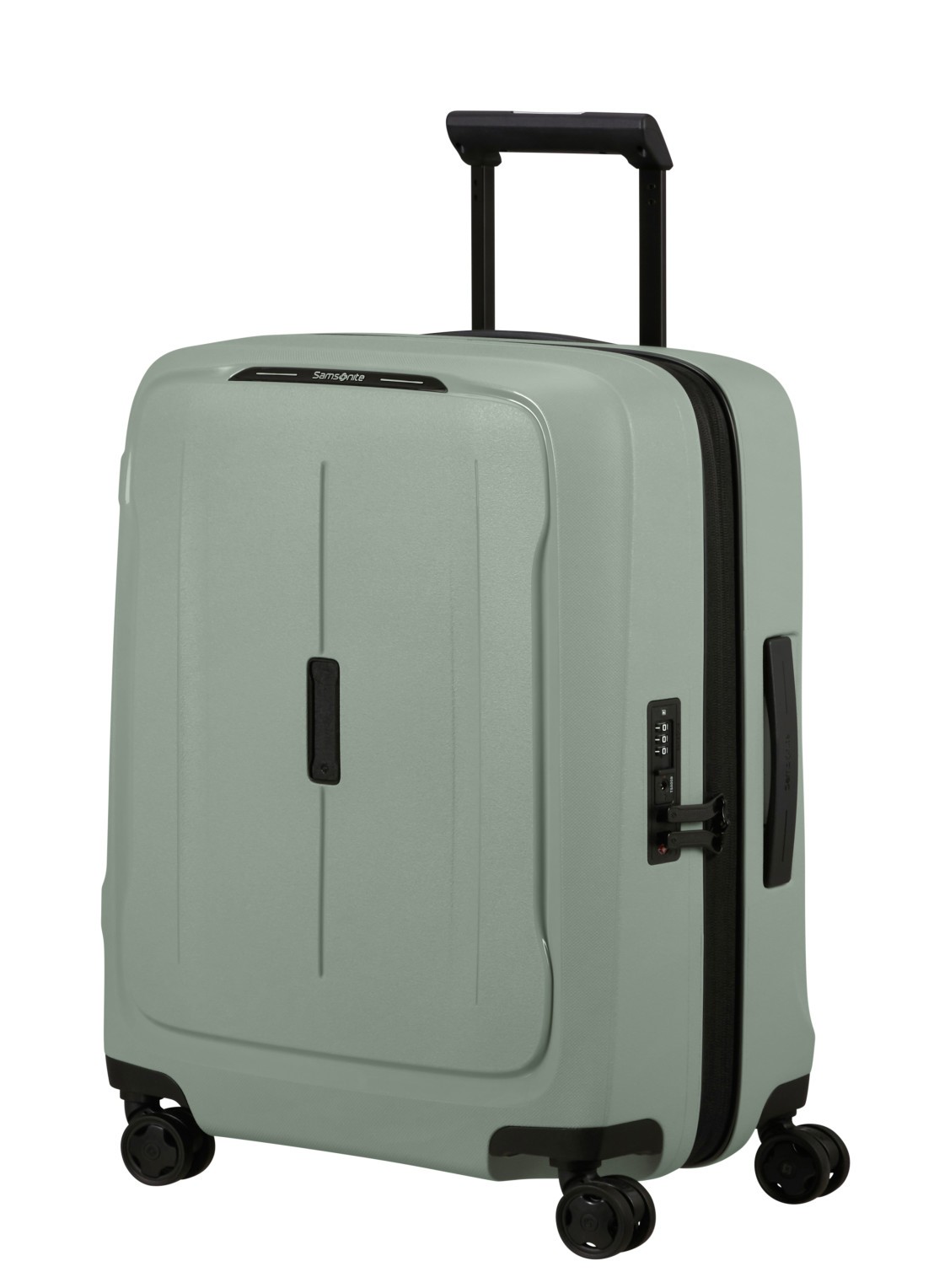 Samsonite Essens vergrootbare spinner 55 cm - voorkant 3 lichtgroen