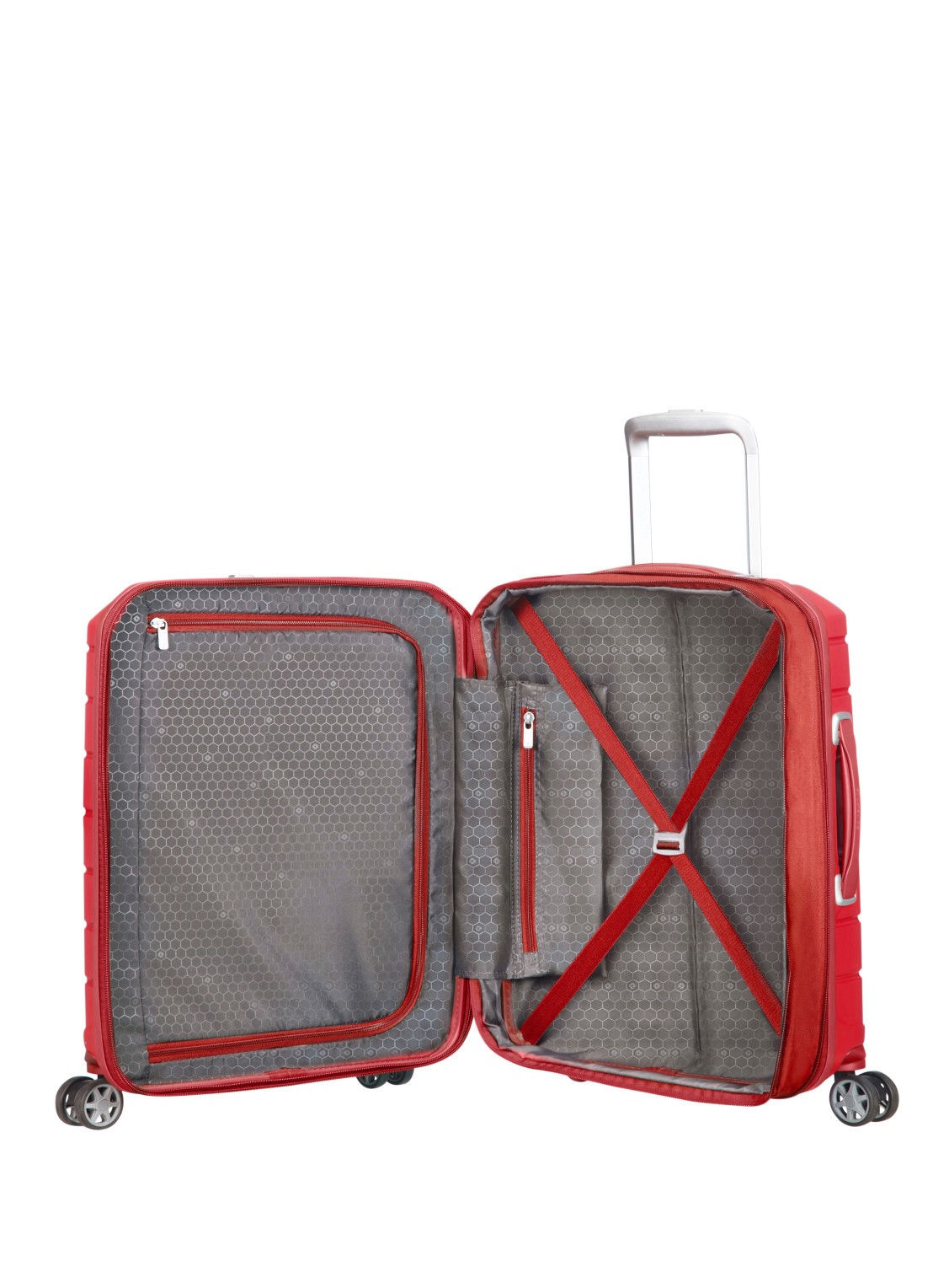Samsonite Flux vergrootbare spinner 55 cm - detail 3 rood