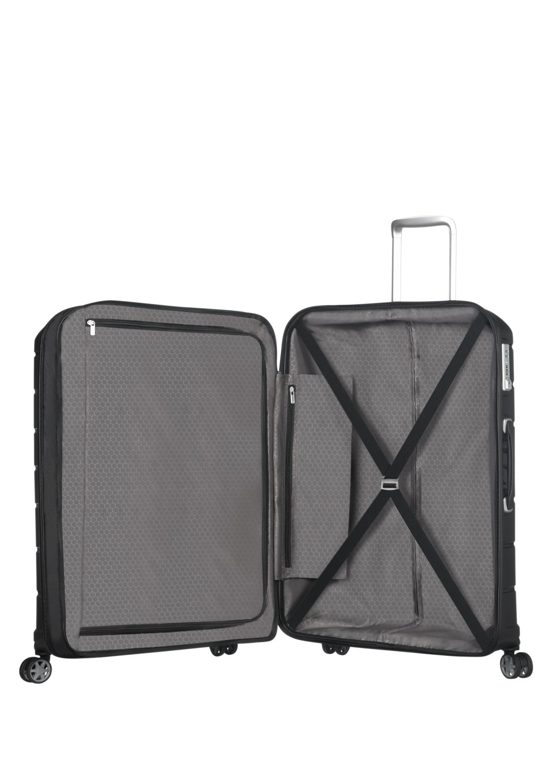 Samsonite Flux vergrootbare spinner 68 cm - detail 3 zwart