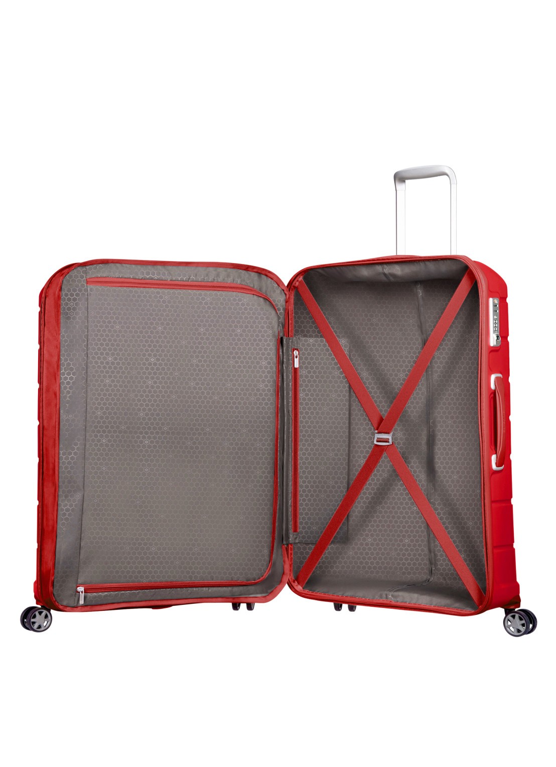 Samsonite Flux vergrootbare spinner 75 cm - detail 3 steenrood