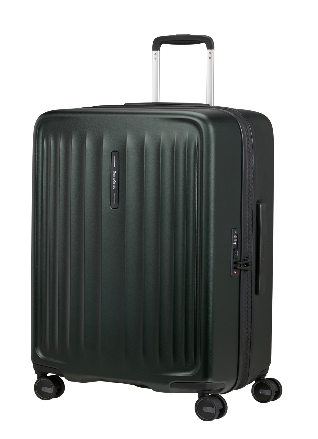 Samsonite Fyrm spinner 67 cm  - voorkant 2 groen