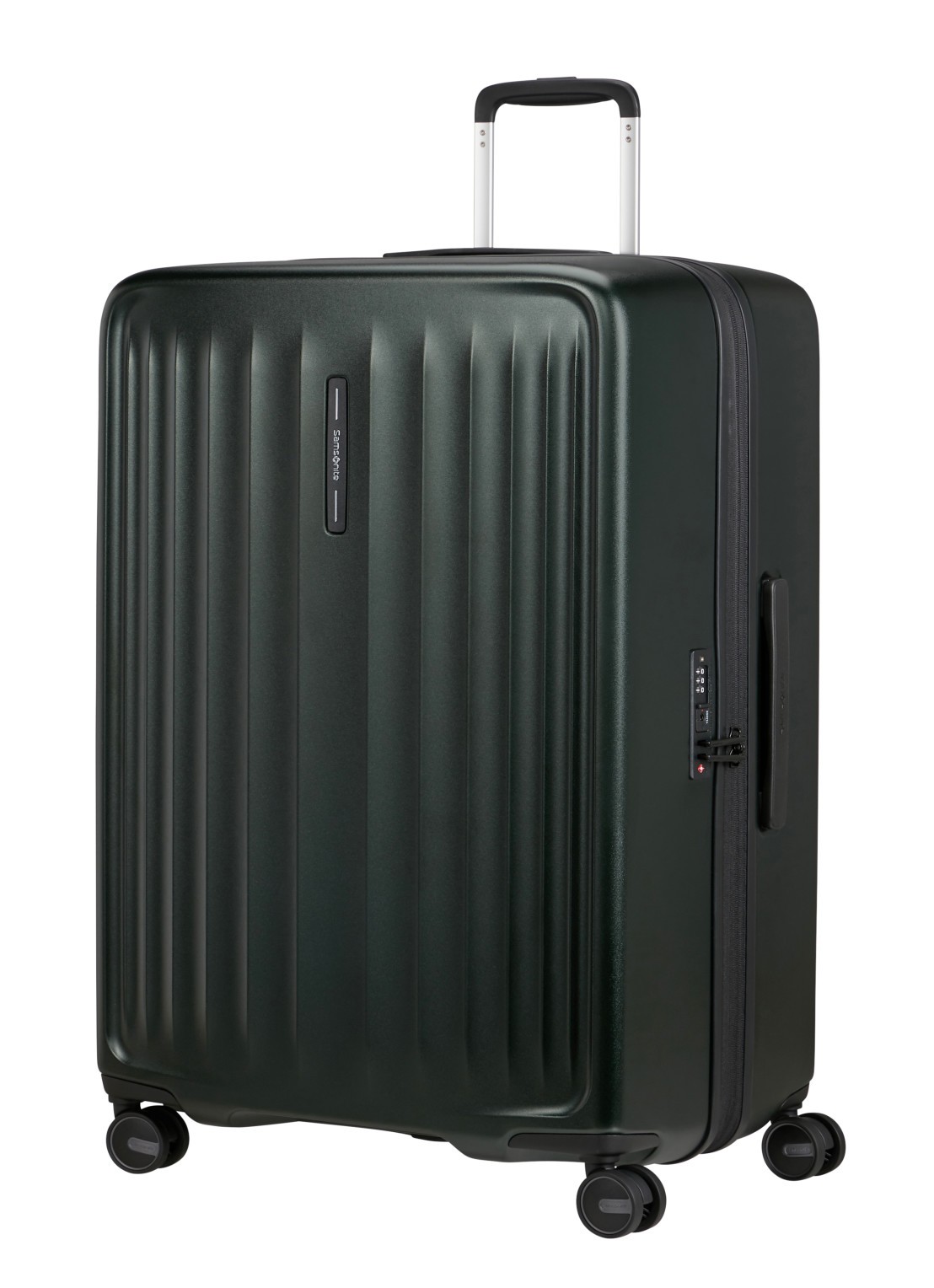Samsonite Fyrm spinner 77 cm  - voorkant 2 zwart