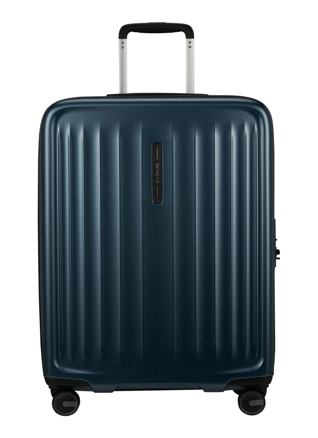 Samsonite Fyrm vergrootbare spinner 67 cm - voorkant 3 staalblauw