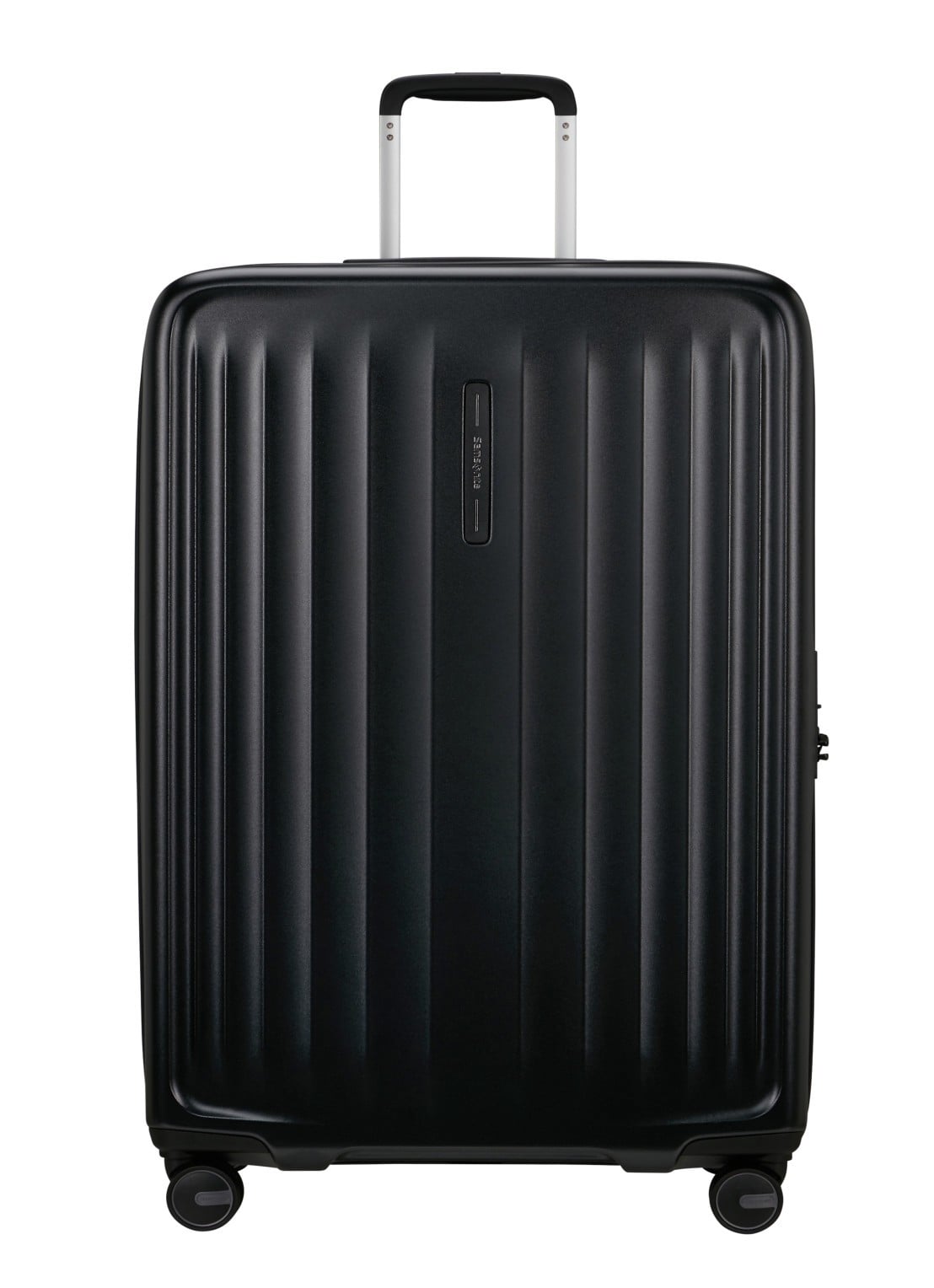 Samsonite Fyrm vergrootbare spinner 77 cm - voorkant 3 black / zwart
