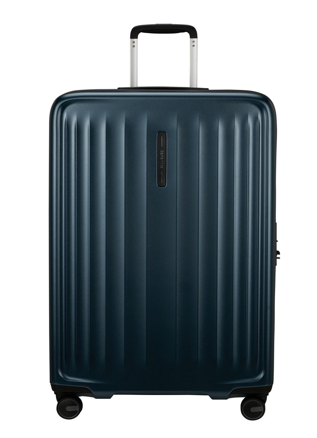 Samsonite Fyrm vergrootbare spinner 77 cm - voorkant staalblauw
