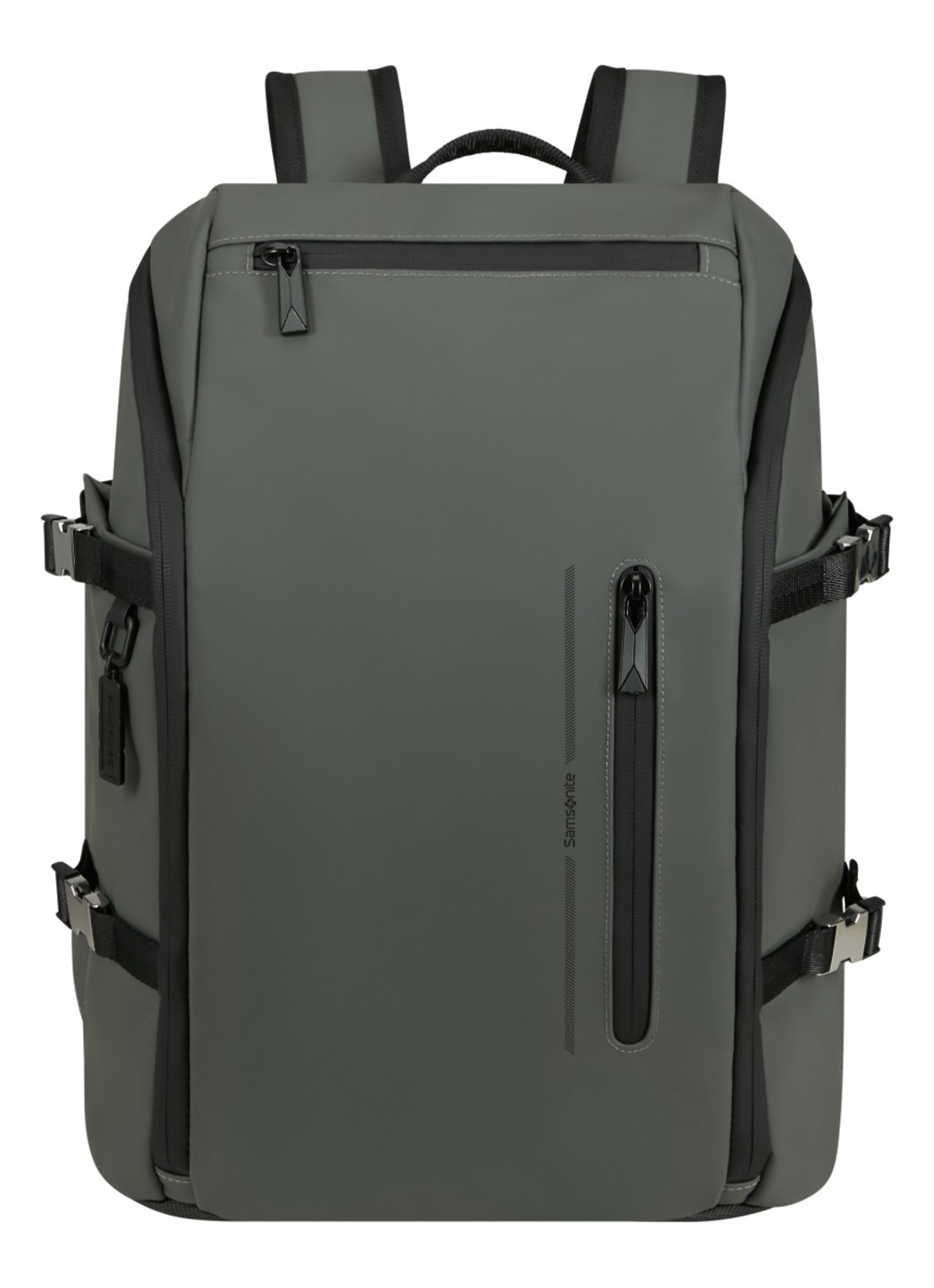 Samsonite Glam-Go rugzak met 14,1 inch laptopvak - voorkant 2 olijfgroen