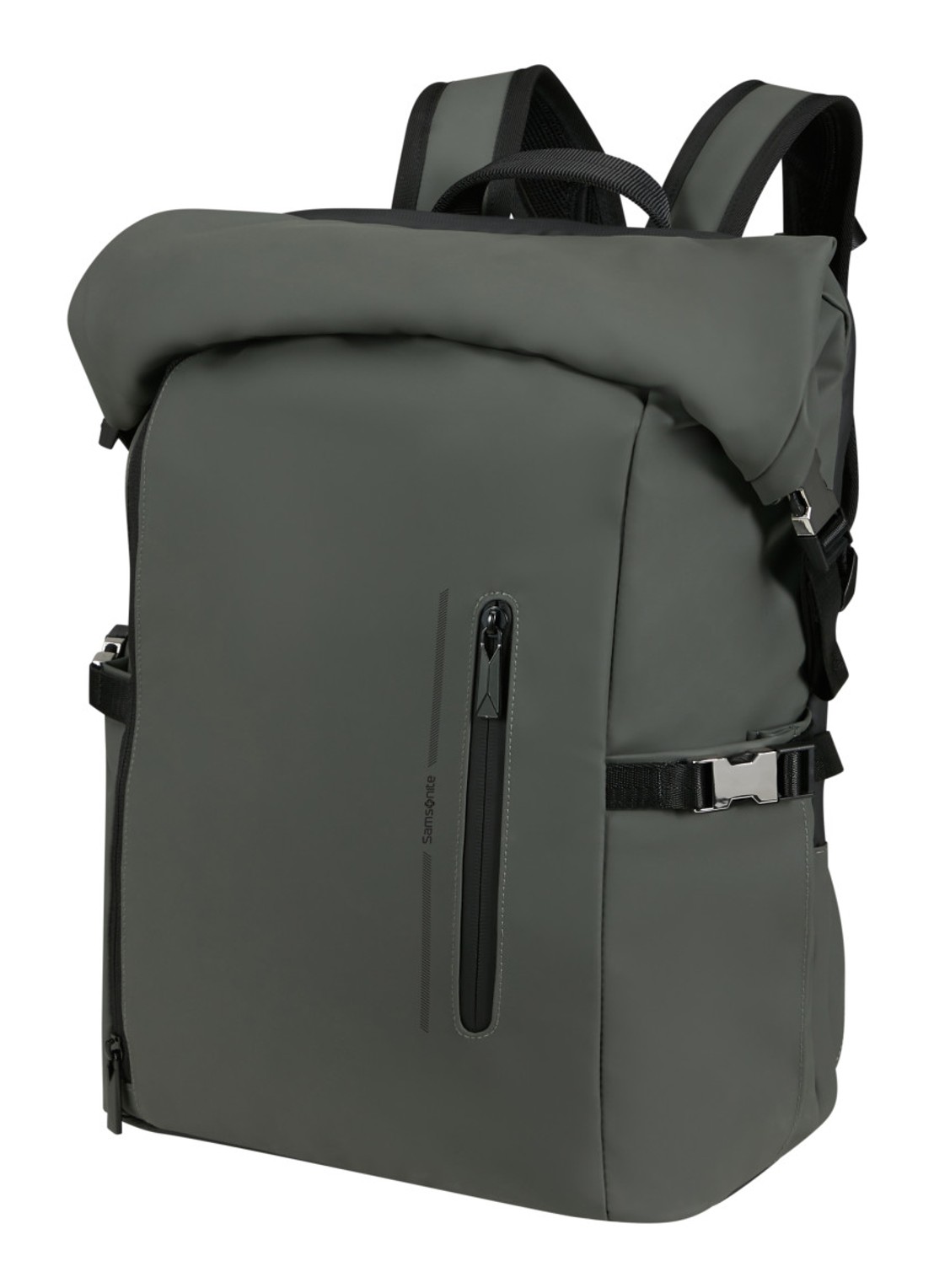 Samsonite Glam-Go rugzak met 15.6 inch laptopvak - voorkant 4 olijfgroen