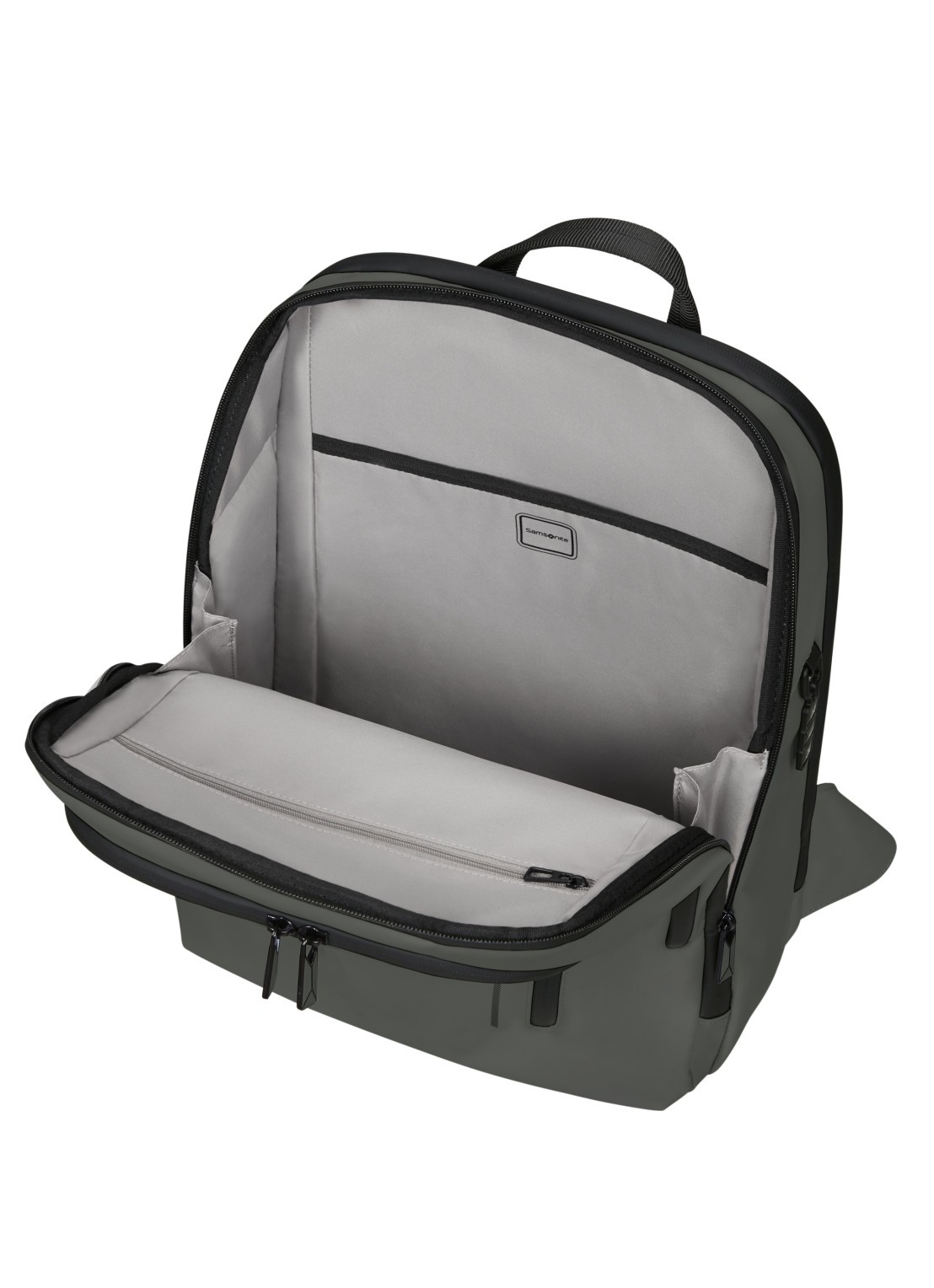 Samsonite Glam-Go rugzak met 15.6 inch laptopvak - achterkant olijfgroen