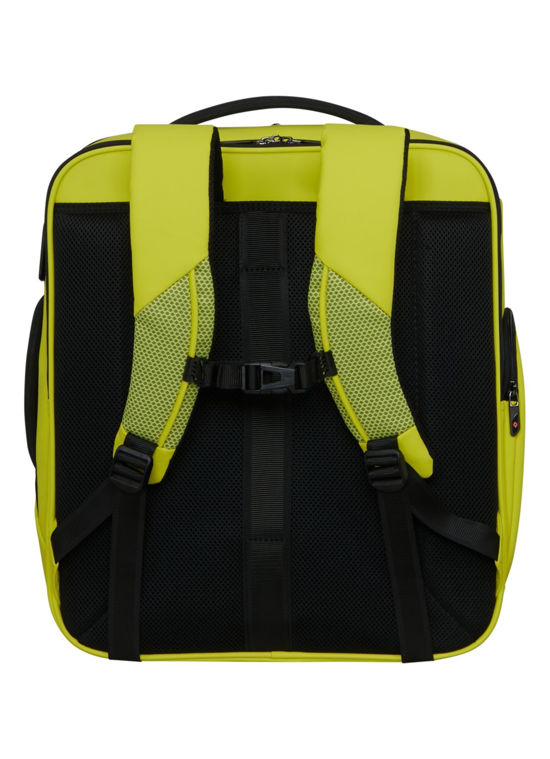 Samsonite Glazed M rugzak met 17 inch laptopvak - achterkant lime