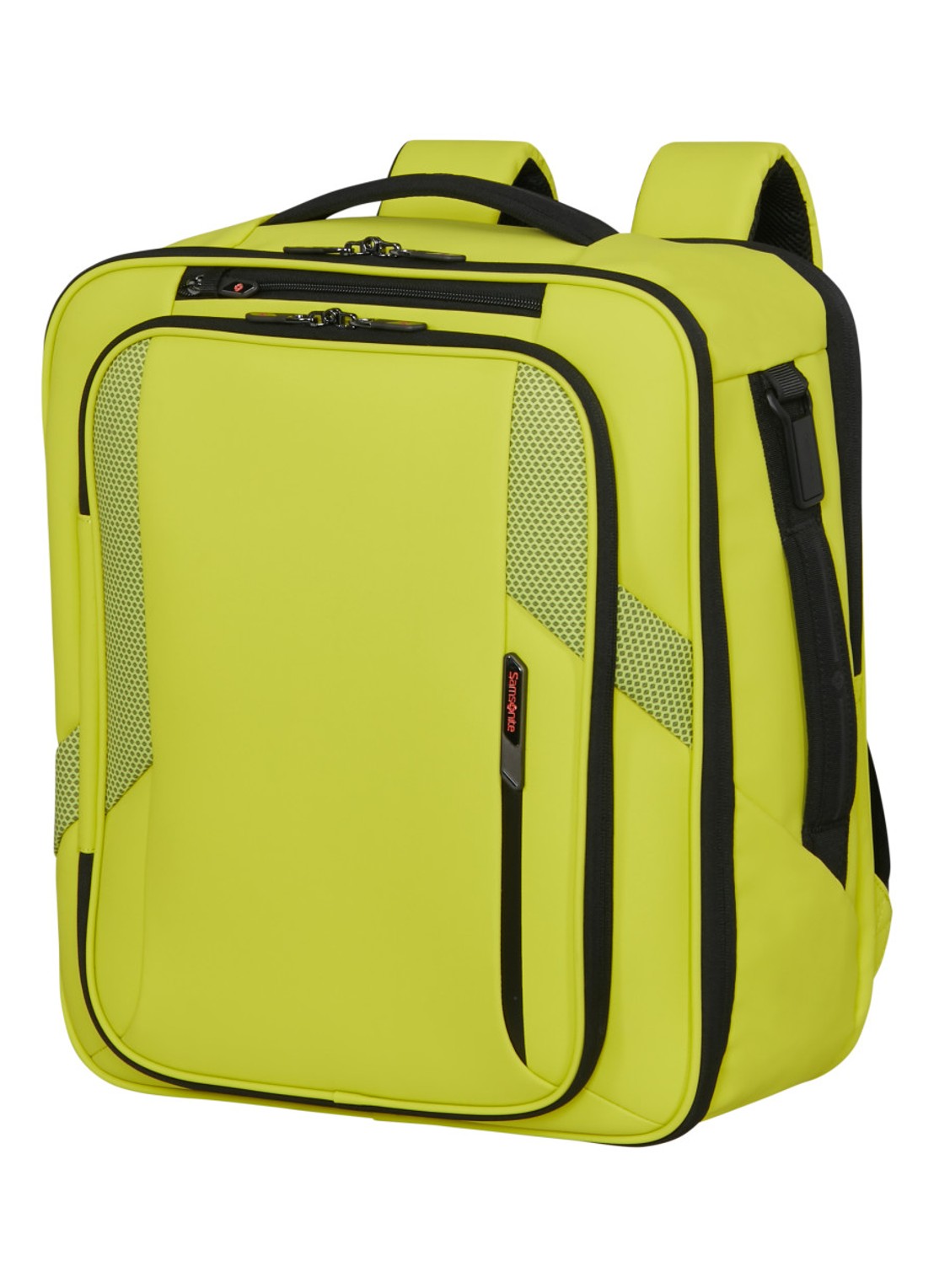 Samsonite Glazed M rugzak met 17 inch laptopvak - voorkant 3 lime