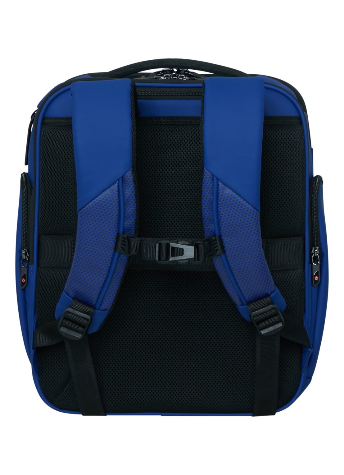 Samsonite Glazed S rugzak met 15 inch laptopvak - achterkant kobaltblauw