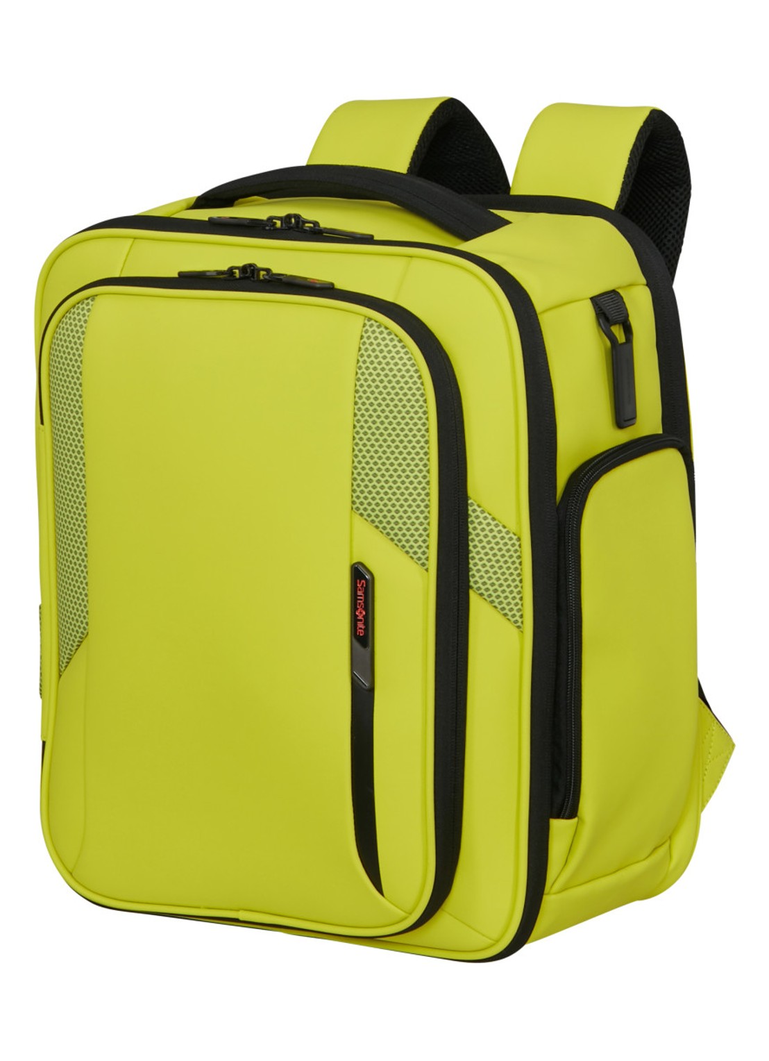 Samsonite Glazed S rugzak met 15 inch laptopvak - voorkant 3 lime