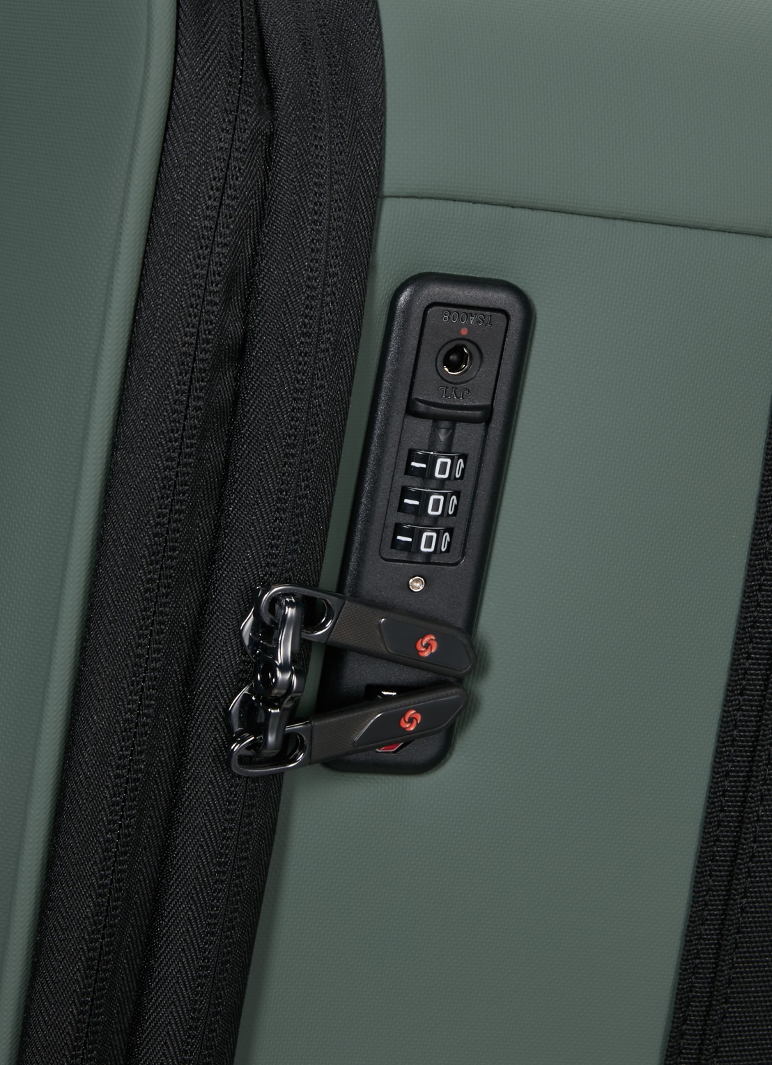 Samsonite Glazed vergrootbare spinner 67 cm - detail 5 mosgroen