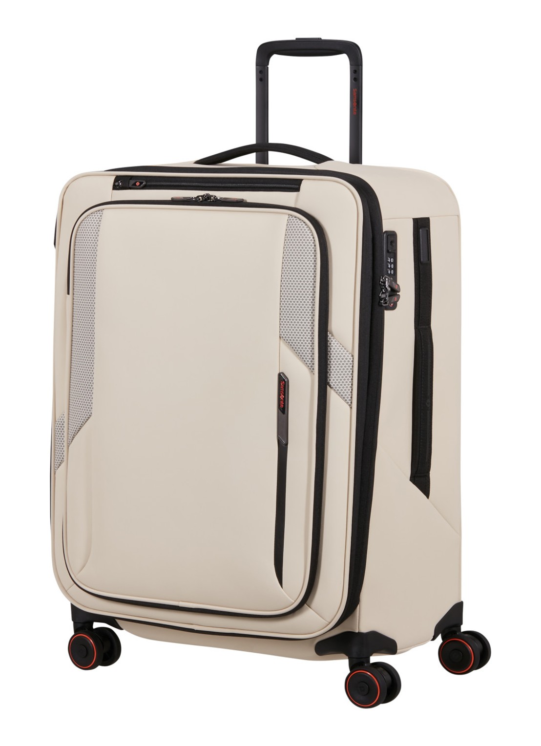 Samsonite Glazed vergrootbare spinner 67 cm - voorkant 5 zand