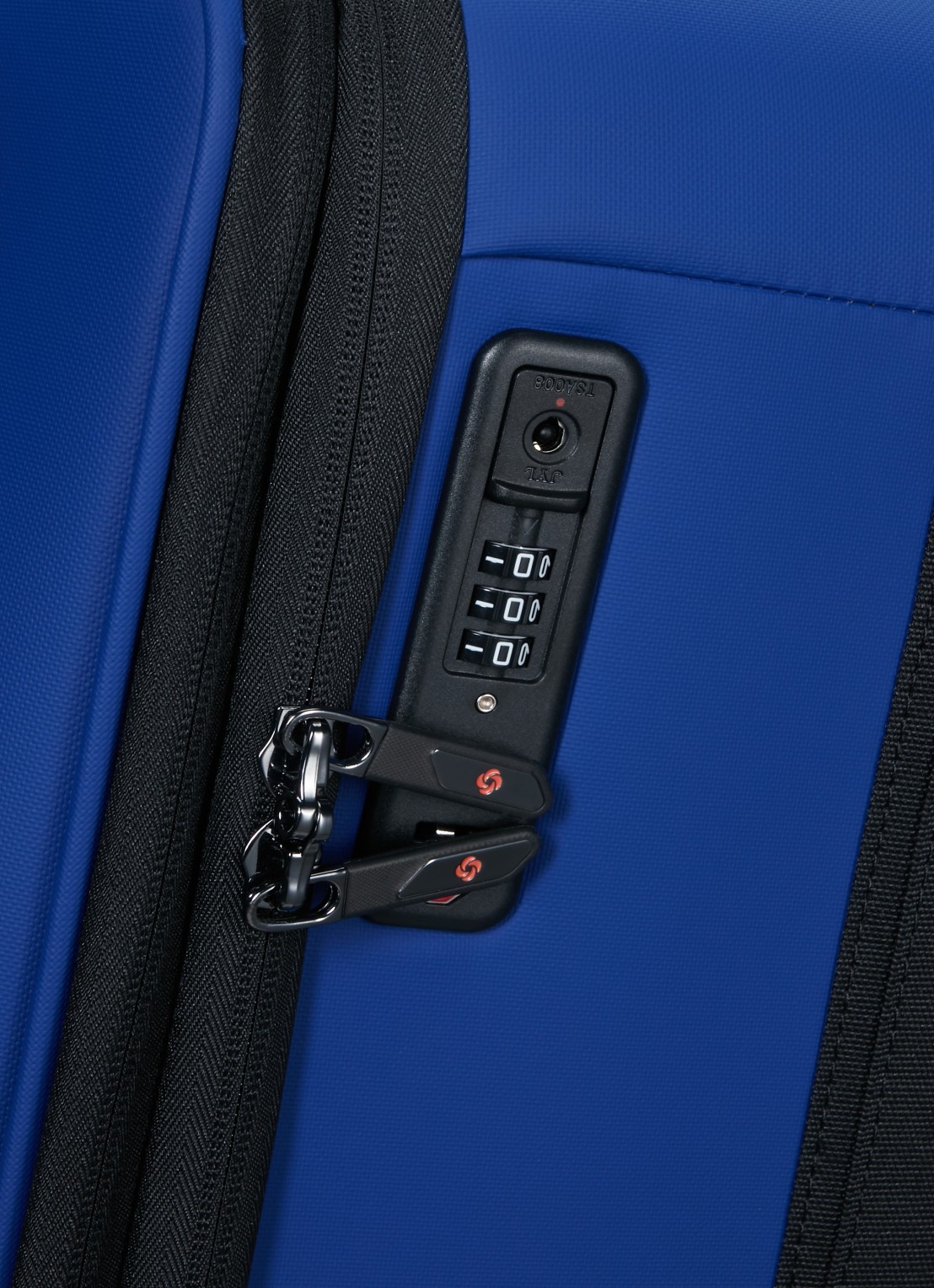 Samsonite Glazed vergrootbare spinner 78 cm - detail 2 kobaltblauw