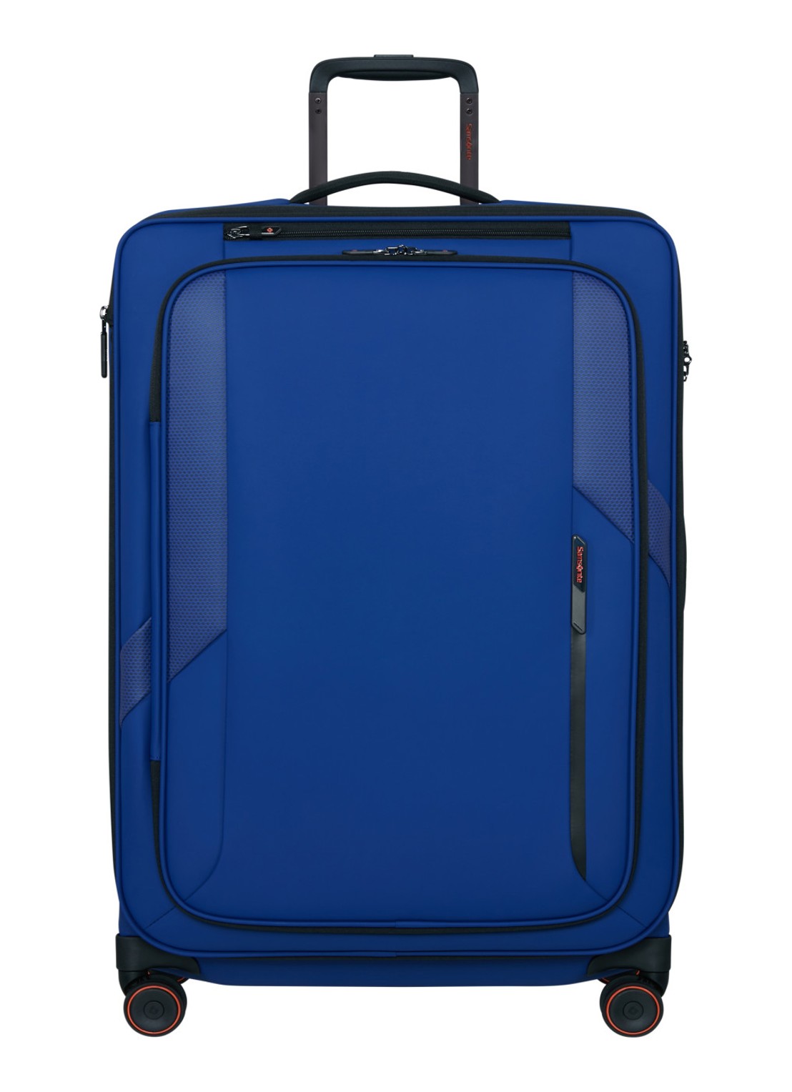 Samsonite Glazed vergrootbare spinner 78 cm - voorkant 4 kobaltblauw