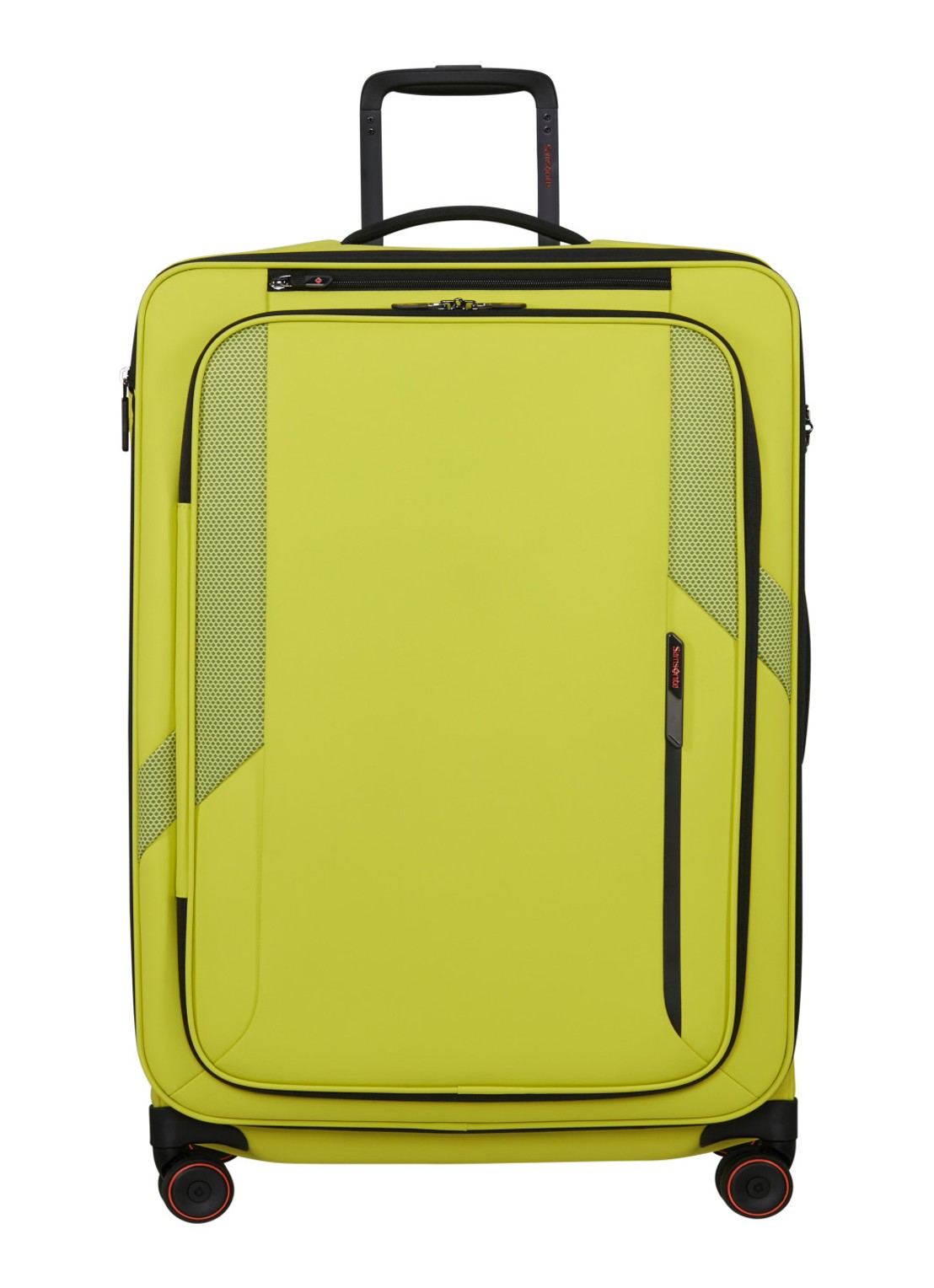 Samsonite Glazed vergrootbare spinner 78 cm - voorkant 2 lime