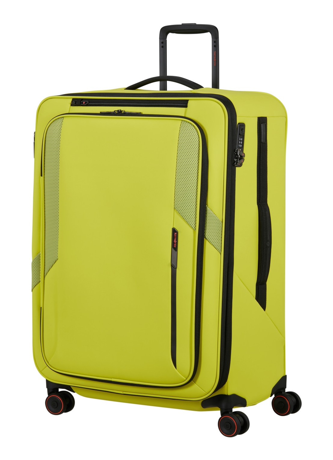 Samsonite Glazed vergrootbare spinner 78 cm - voorkant 3 lime