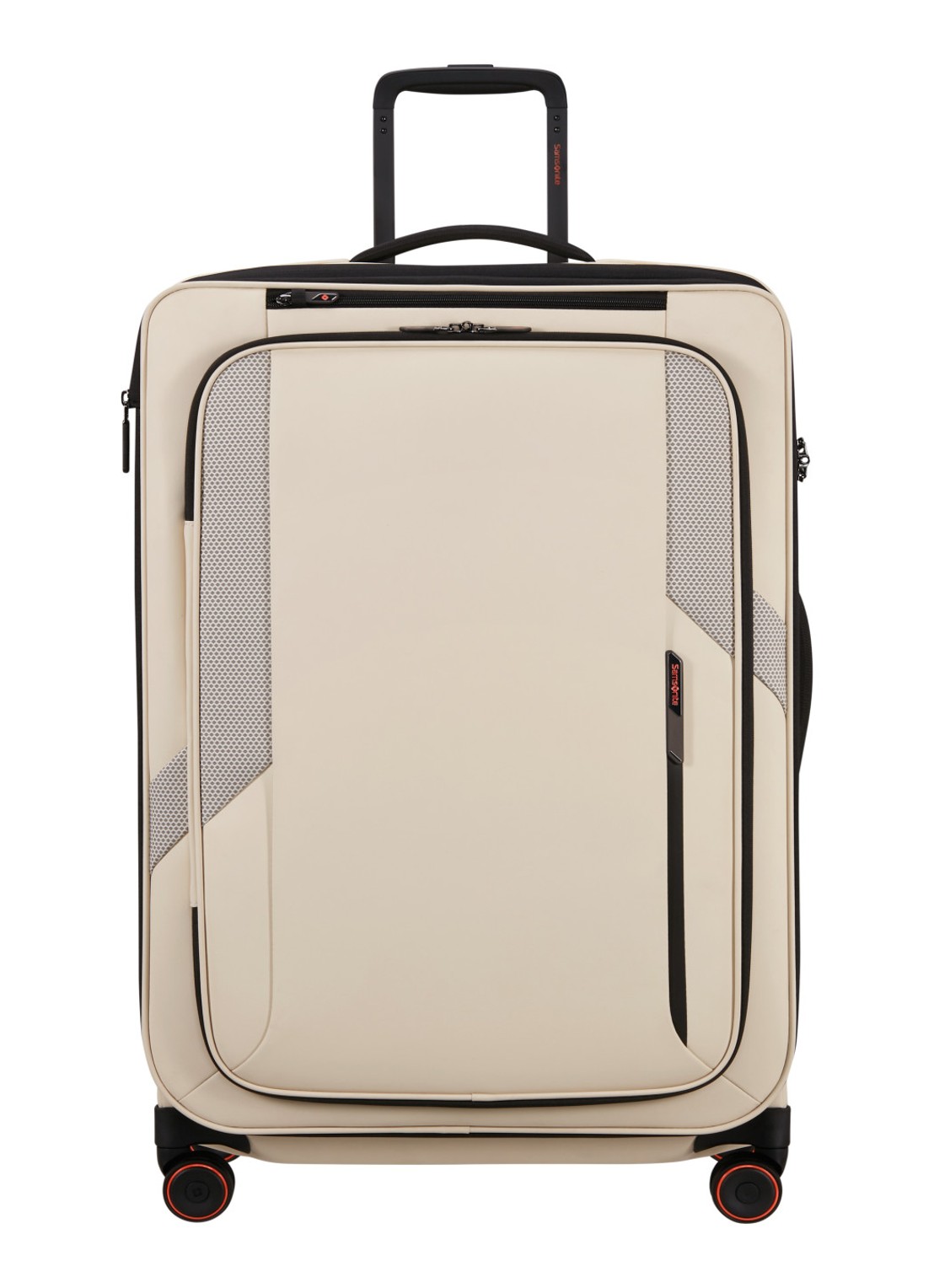 Samsonite Glazed vergrootbare spinner 78 cm - voorkant zand