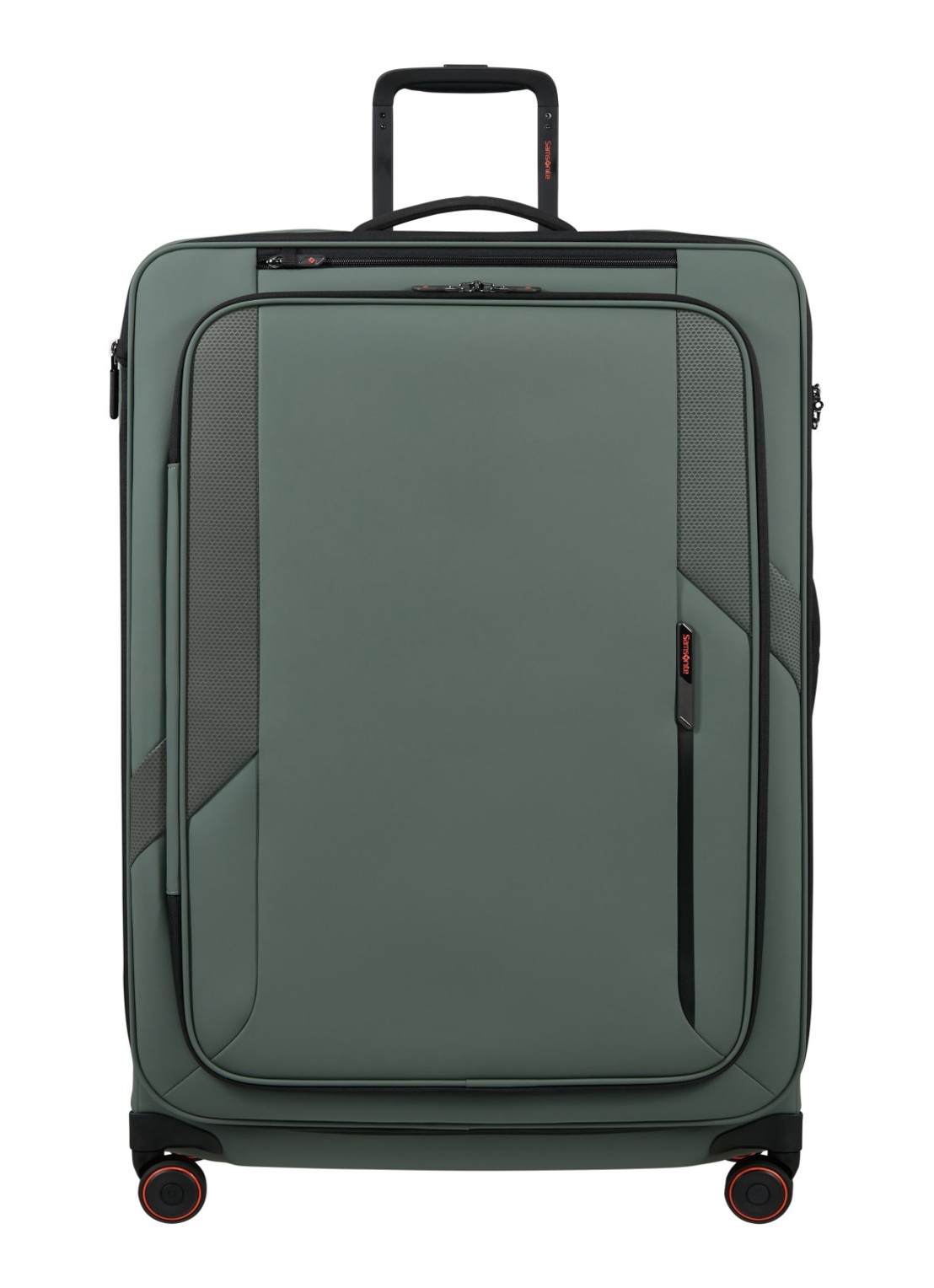 Samsonite Glazed vergrootbare spinner 84 cm - voorkant 3 mosgroen