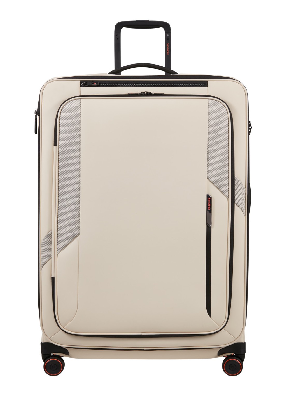 Samsonite Glazed vergrootbare spinner 84 cm - voorkant zand